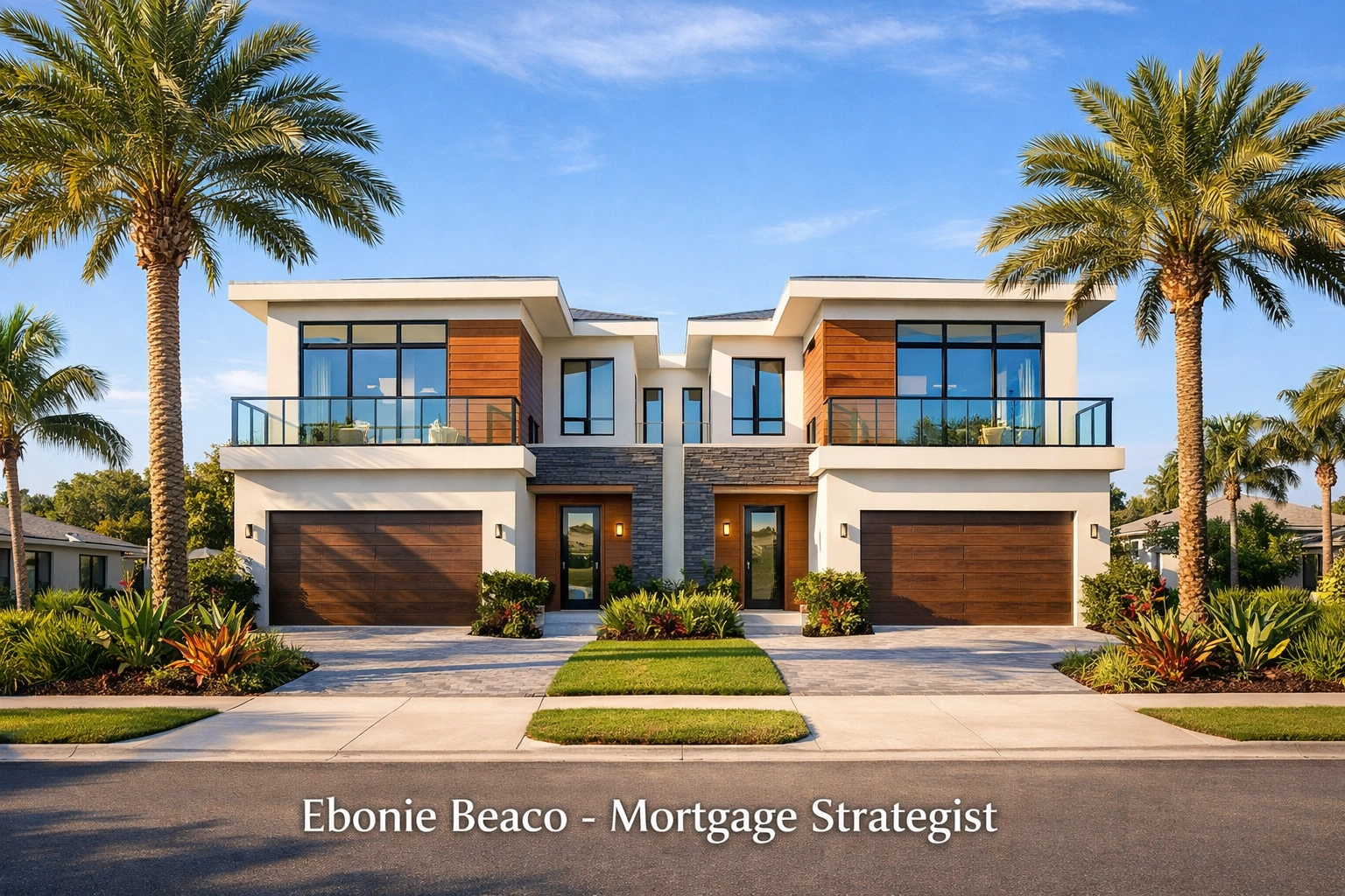 Modern Florida duplex investment property in Orlando, perfect for DSCR rental loans and real estate growth.