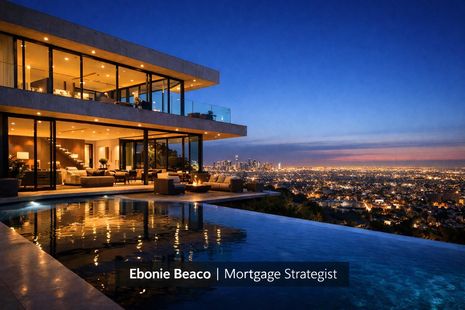 Modern Hollywood Hills home representing California homeowner equity and luxury real estate financing options.