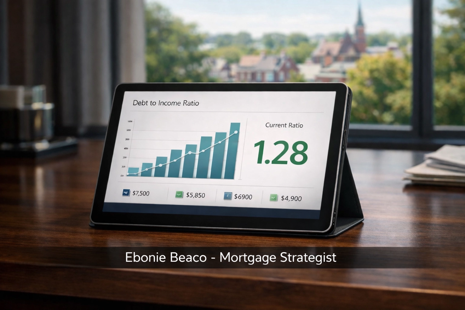 DSCR loan calculation showing 1.28 ratio for a Richmond Virginia rental property investment.