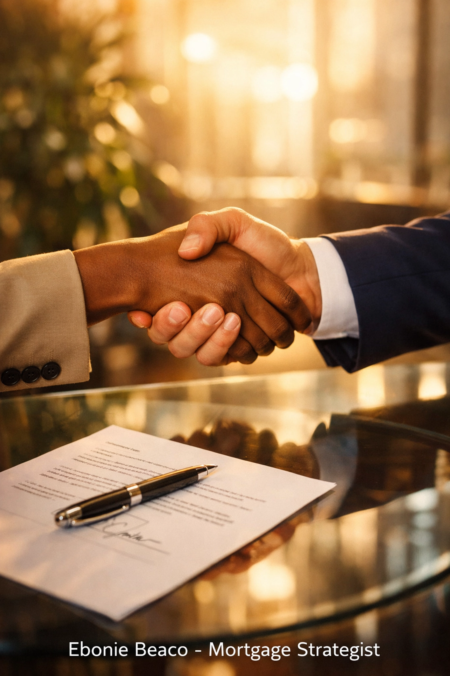 Investors shaking hands over a contract to finalize a transparent and profitable real estate wholesale assignment deal.