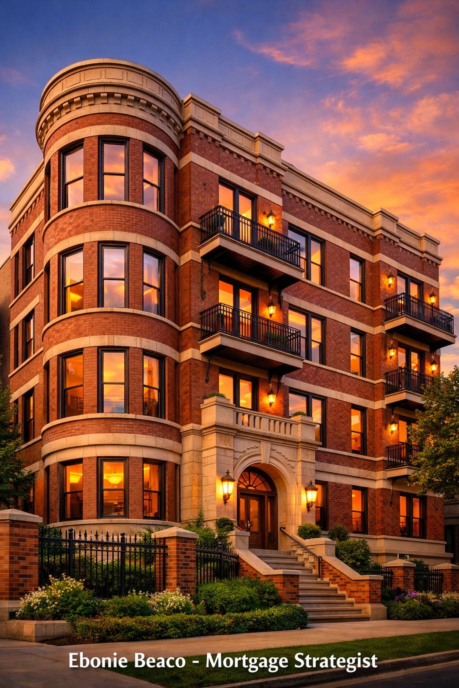 Historic Chicago red-brick multi-unit building representing a profitable fix and flip investment property.
