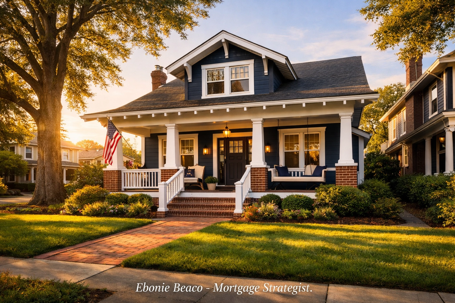 Renovated craftsman home in Norfolk's Ghent neighborhood, a prime area for military rental investments.