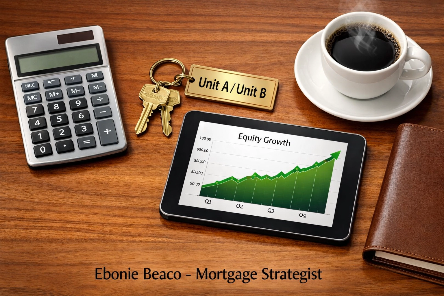 Investor tools and equity growth chart used for Chicago rental property financing and DSCR loan analysis.
