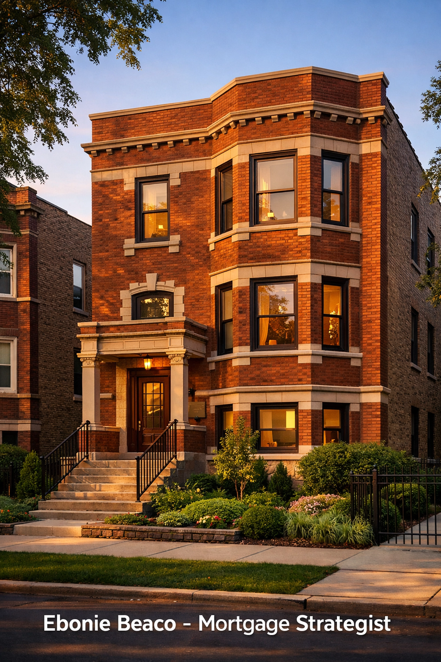 Classic Chicago red-brick two-flat in Woodlawn perfect for a multi-family BRRRR investment strategy.