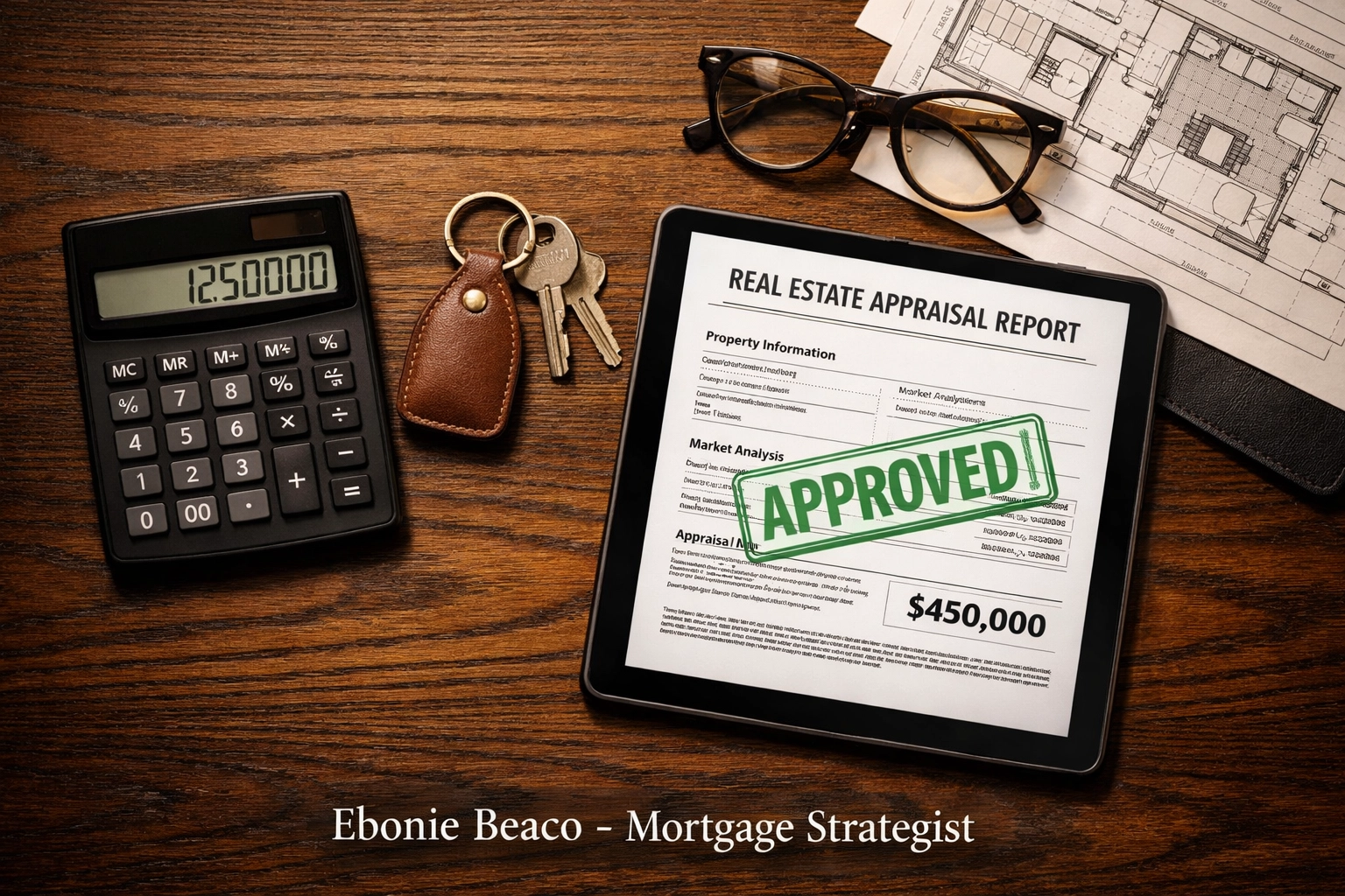 Investment property loan documents and keys on a desk representing Missouri real estate financing strategies.