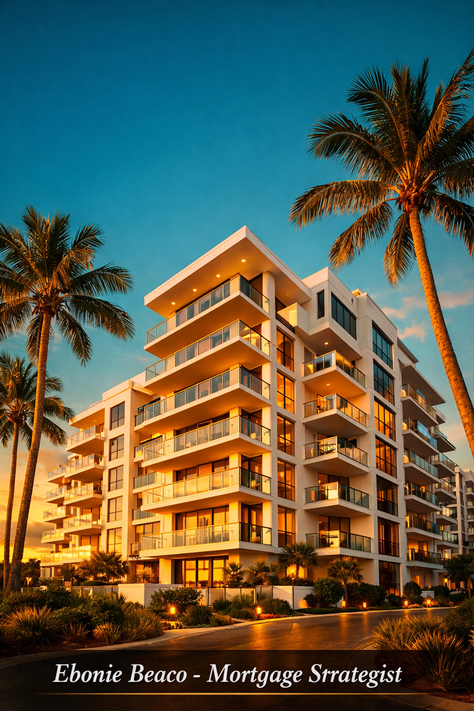 Modern multi-family apartment complex in Florida highlighting investment opportunities and DSCR financing.