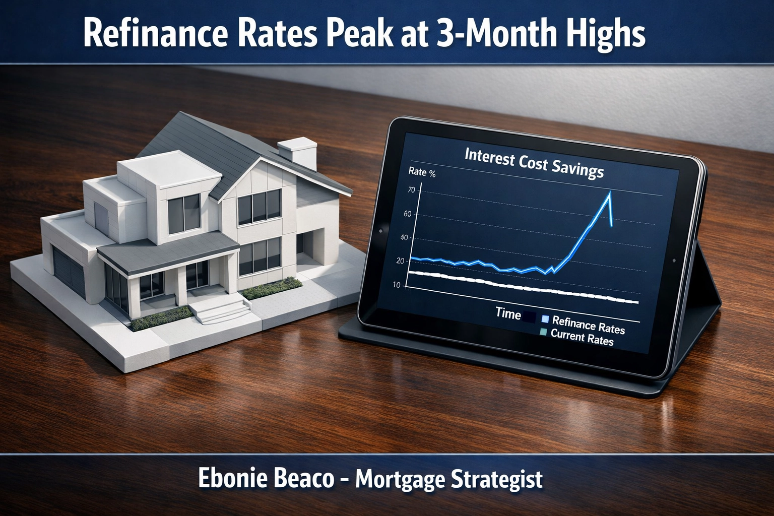 Financial graphic illustrating the HELOC advantage and interest savings on home equity loans.