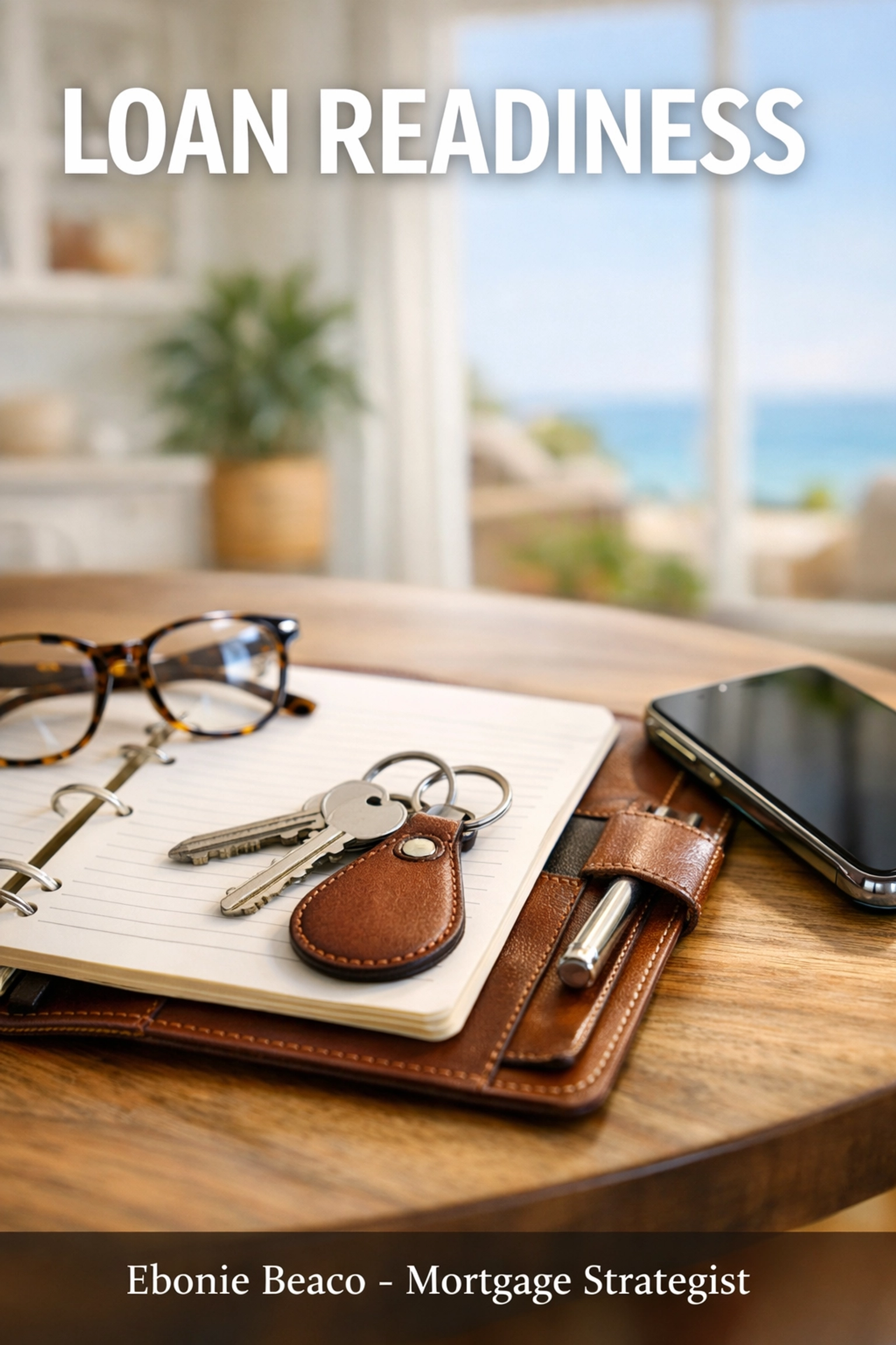 House keys and business planner representing loan readiness for self-employed borrower programs.