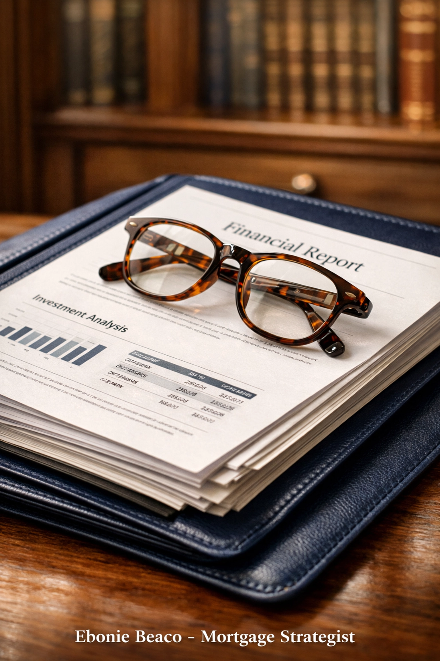 Neatly organized financial documents and tax returns required for high-balance mortgage underwriting.