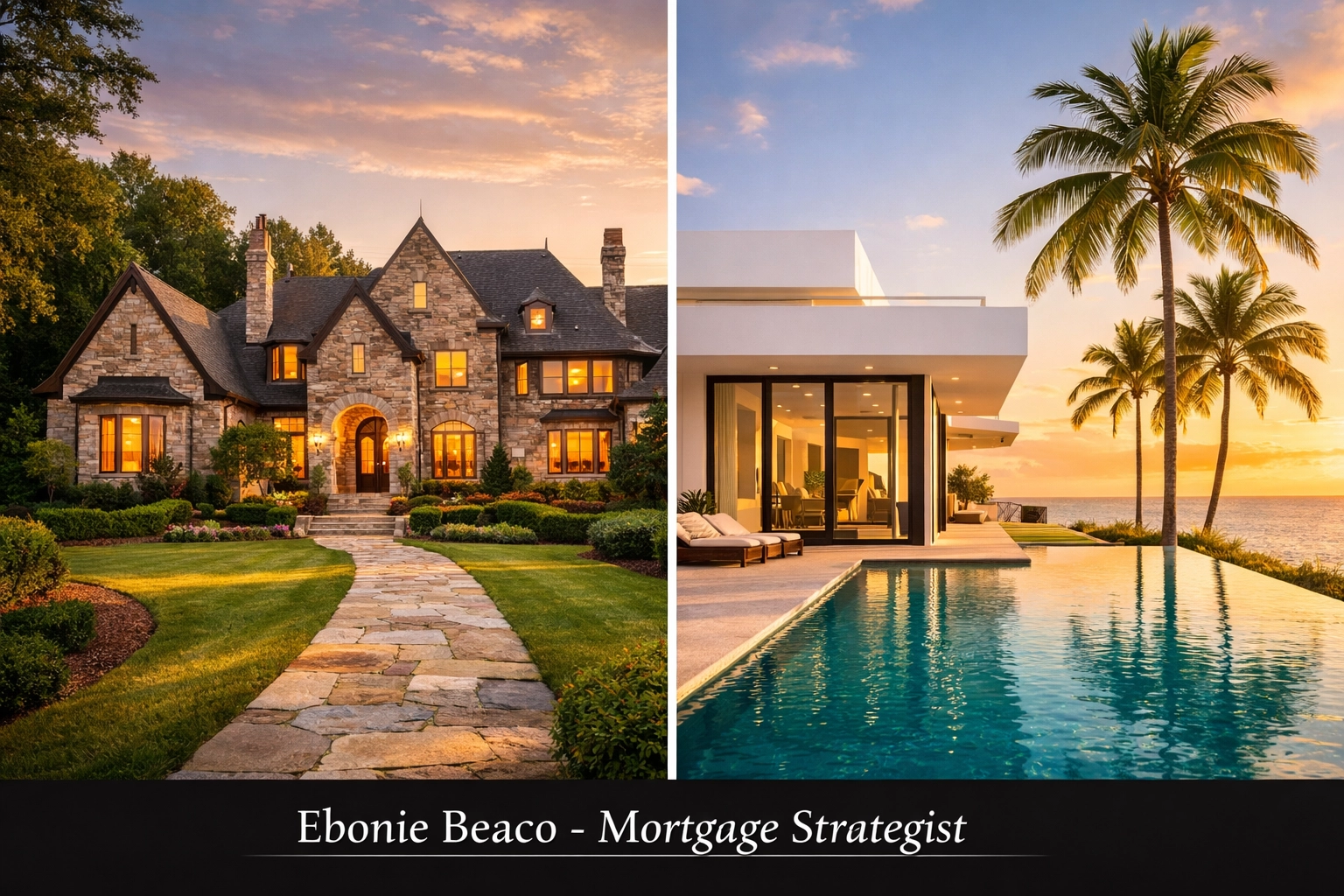 Comparison of luxury real estate in Atlanta and Florida, highlighting markets for Florida jumbo loans.