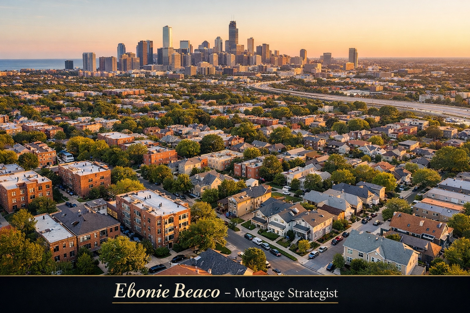 Aerial view of a city skyline and residential housing highlighting wholesale real estate opportunities in 2026.