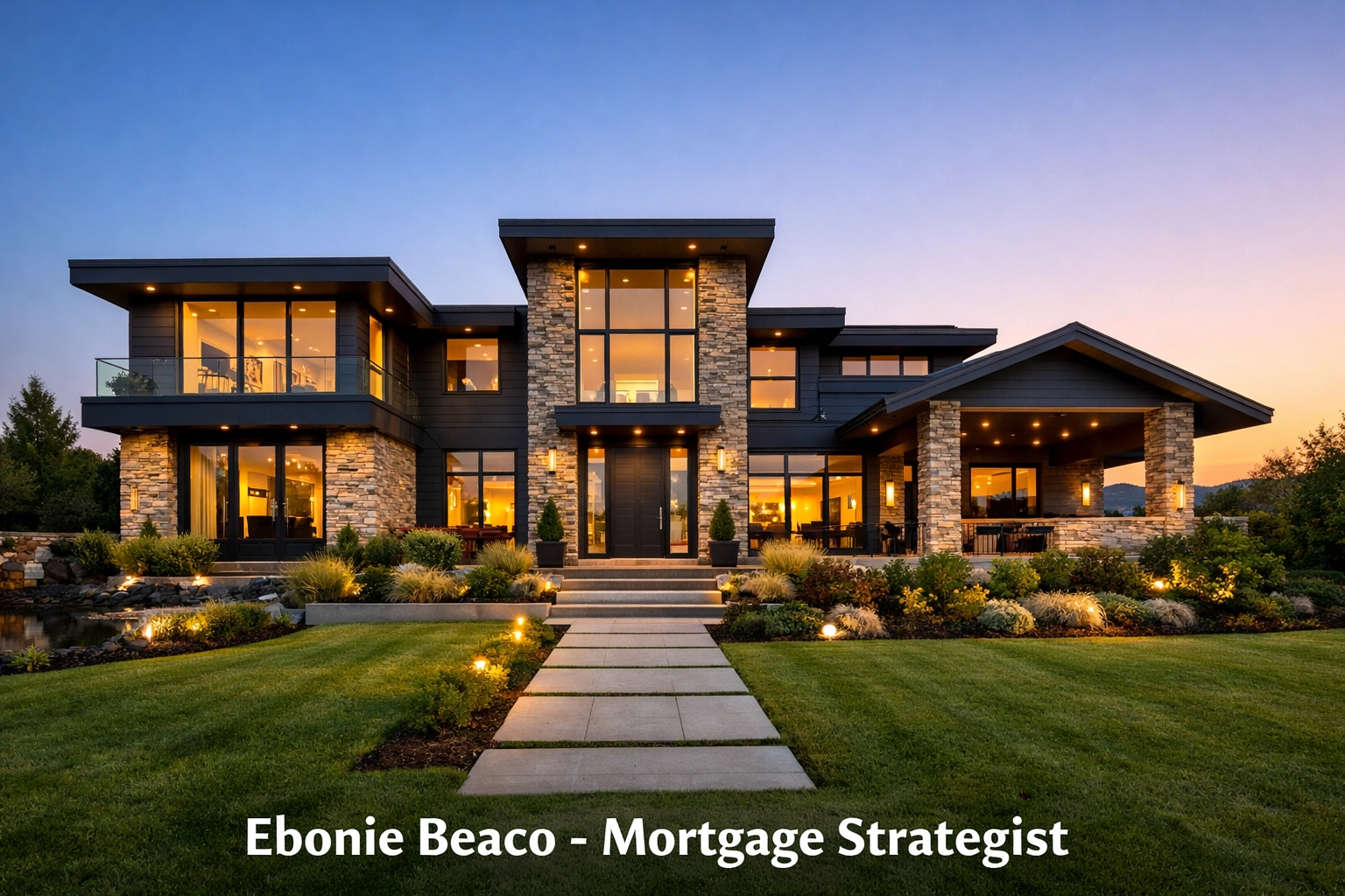 A luxury contemporary suburban home representing a successful wholesale real estate investment deal.