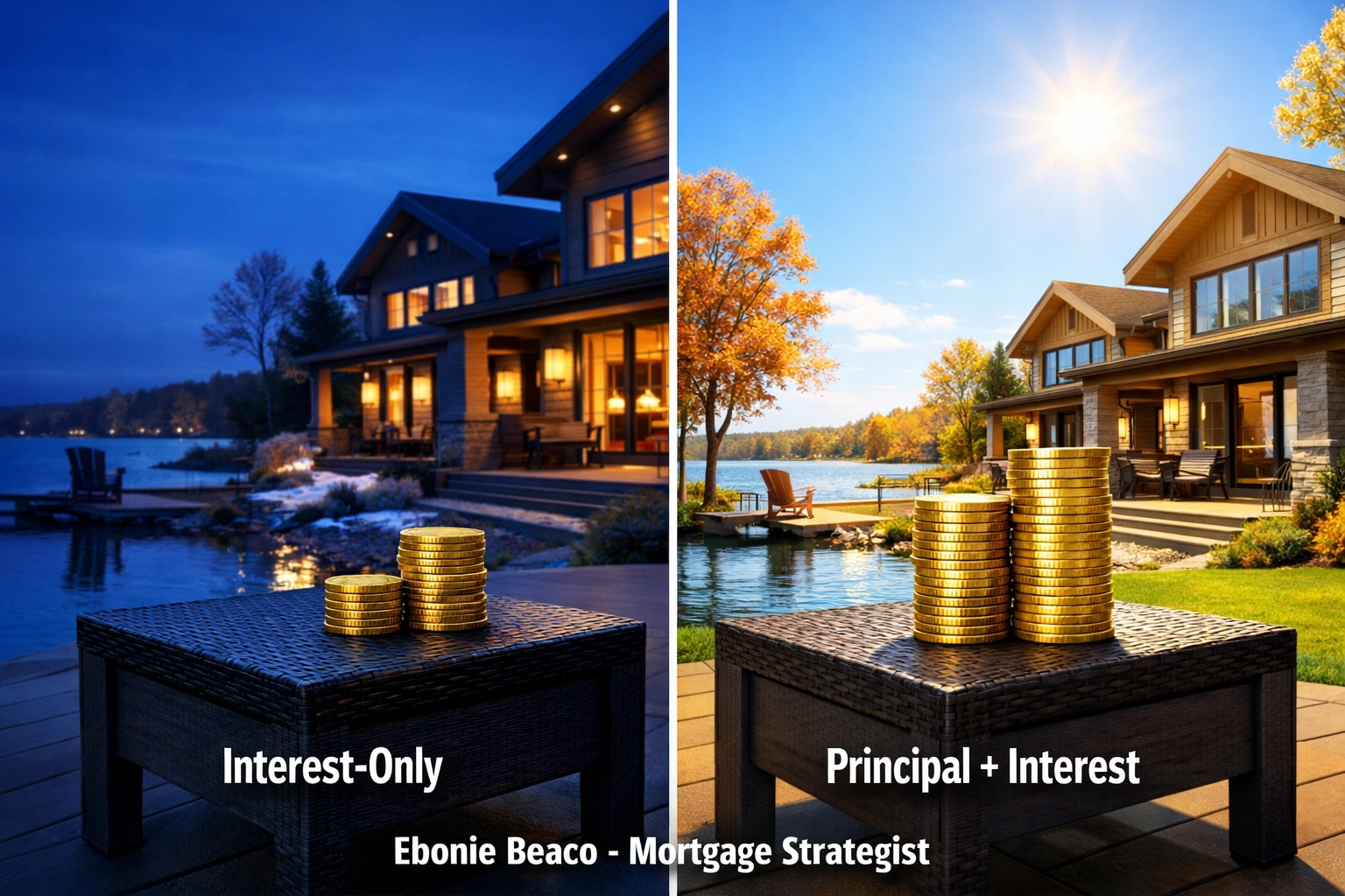 A Michigan home depicting the shift from interest-only payments to doubled principal and interest payments.