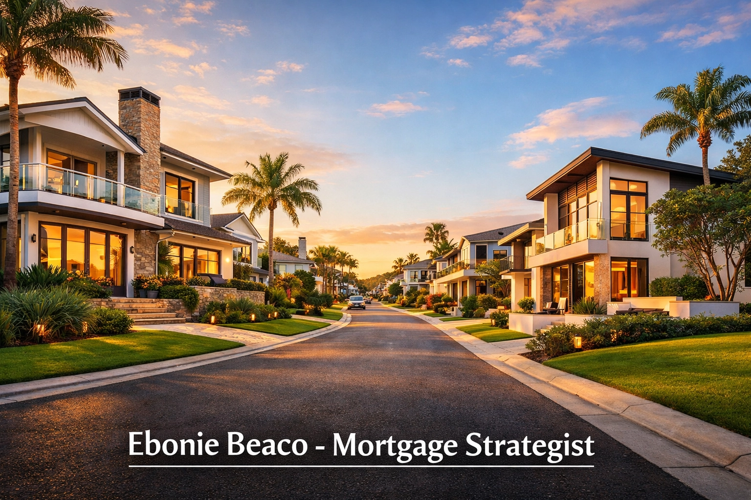 High-end suburban neighborhood in Florida and Georgia representing increased home equity value.