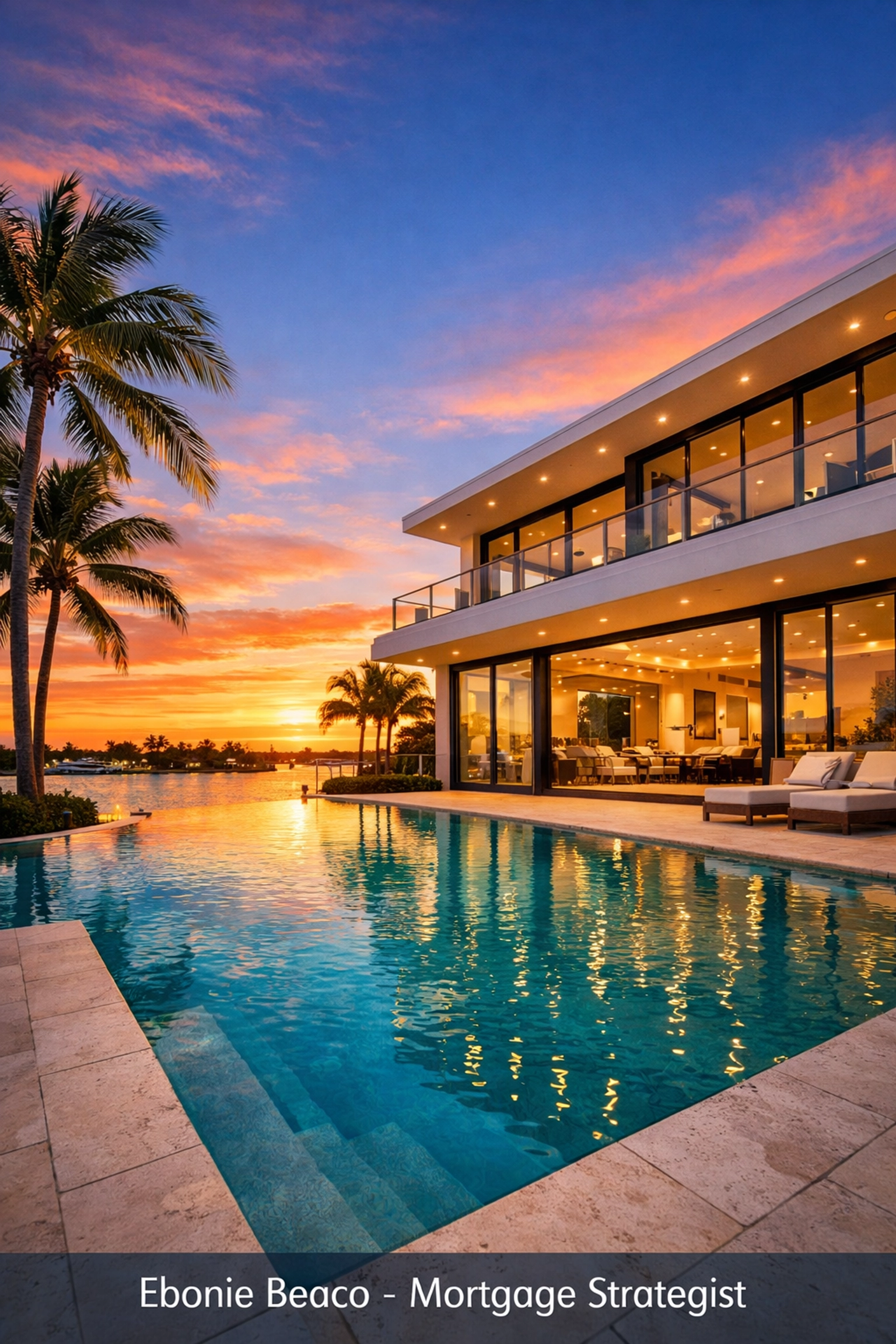 Luxury Florida rental property with a pool, ideal for short-term rental financing from a Florida DSCR loan lender.