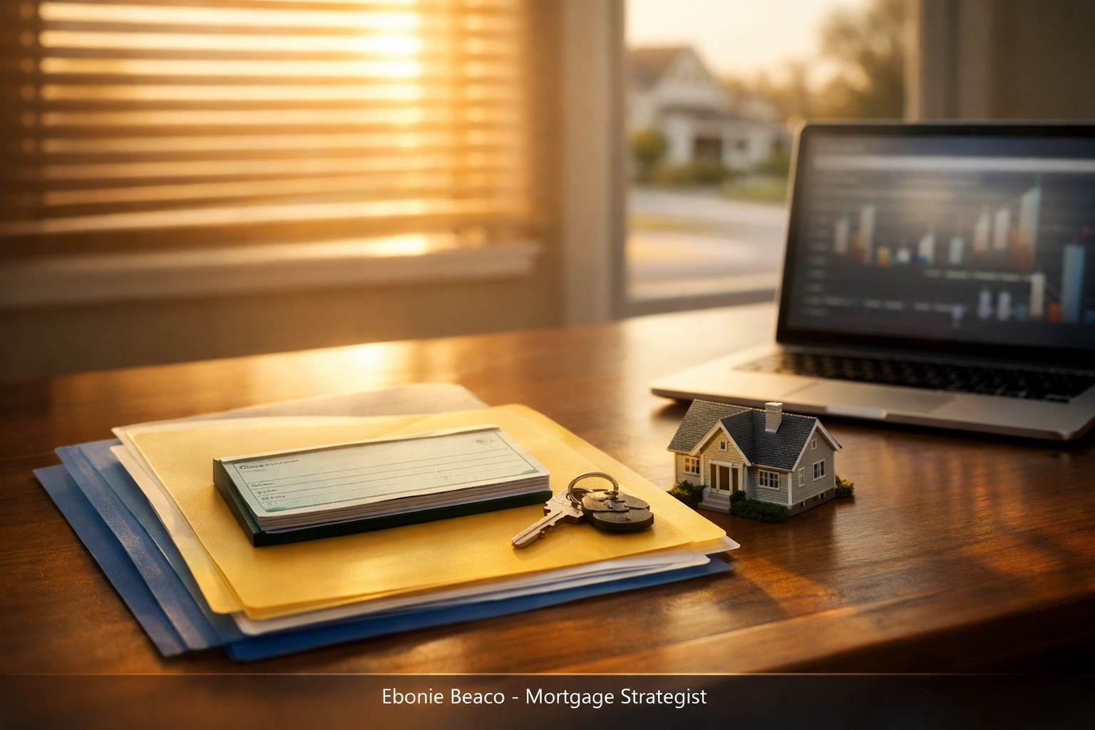 Home equity line of credit paperwork and house keys on a desk, showing how to tap equity without refinancing.