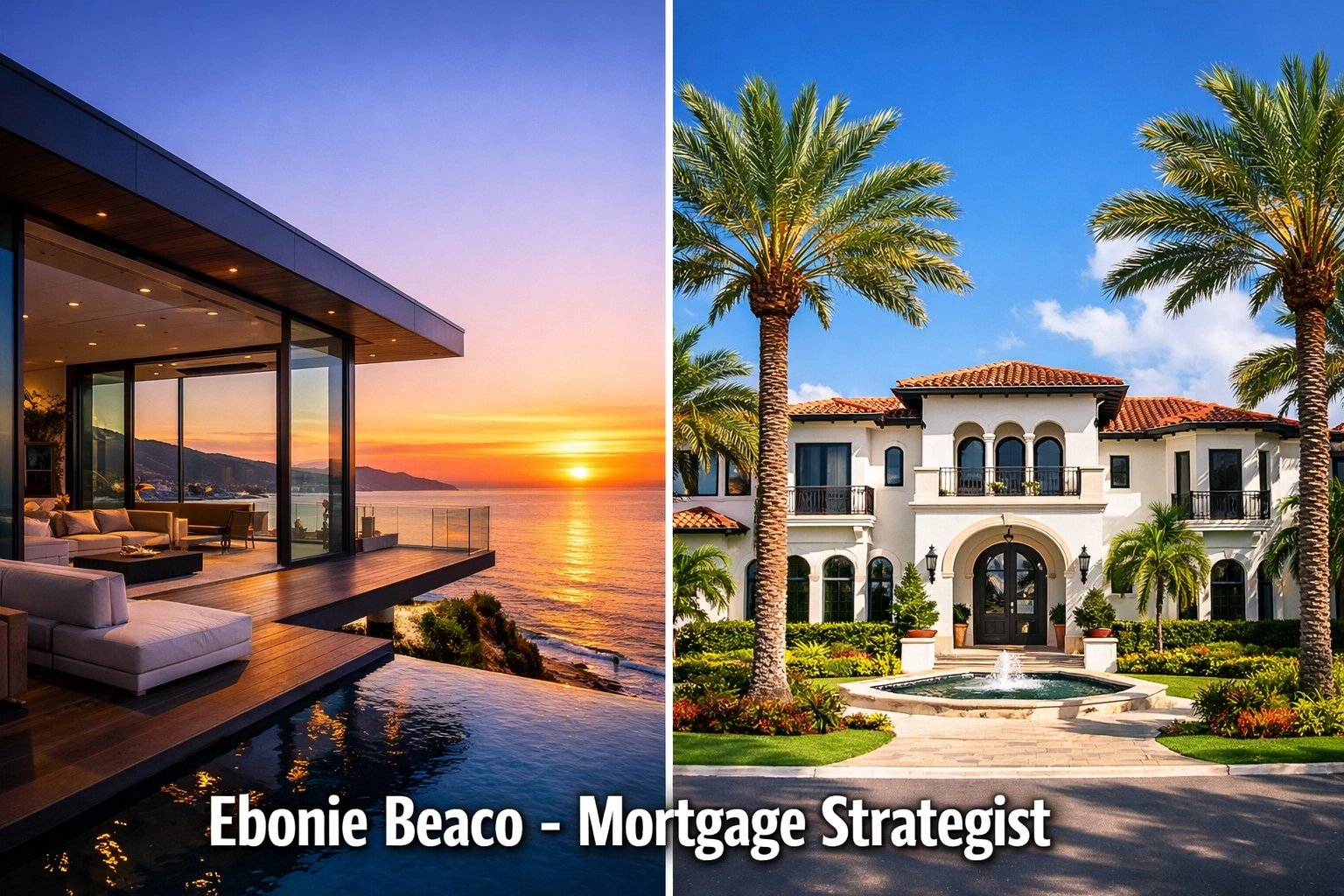 Comparison of luxury California coastal and Florida Mediterranean real estate for wholesale investment scaling.