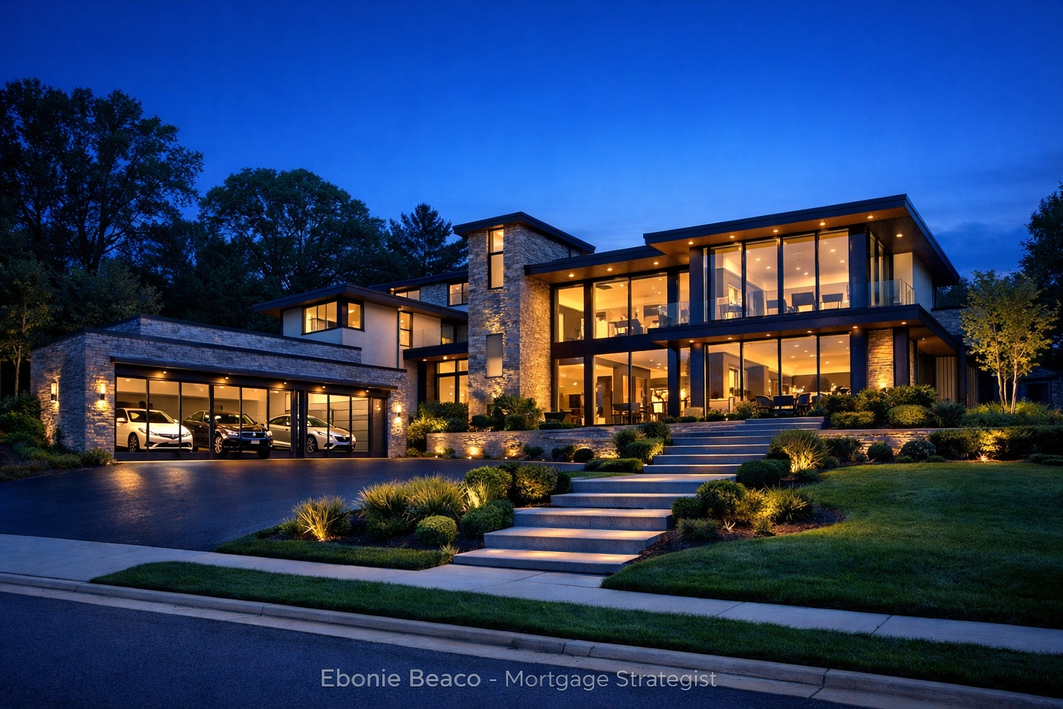 Modern luxury estate in Northern Virginia illustrating high-end jumbo loan market trends in 2026.