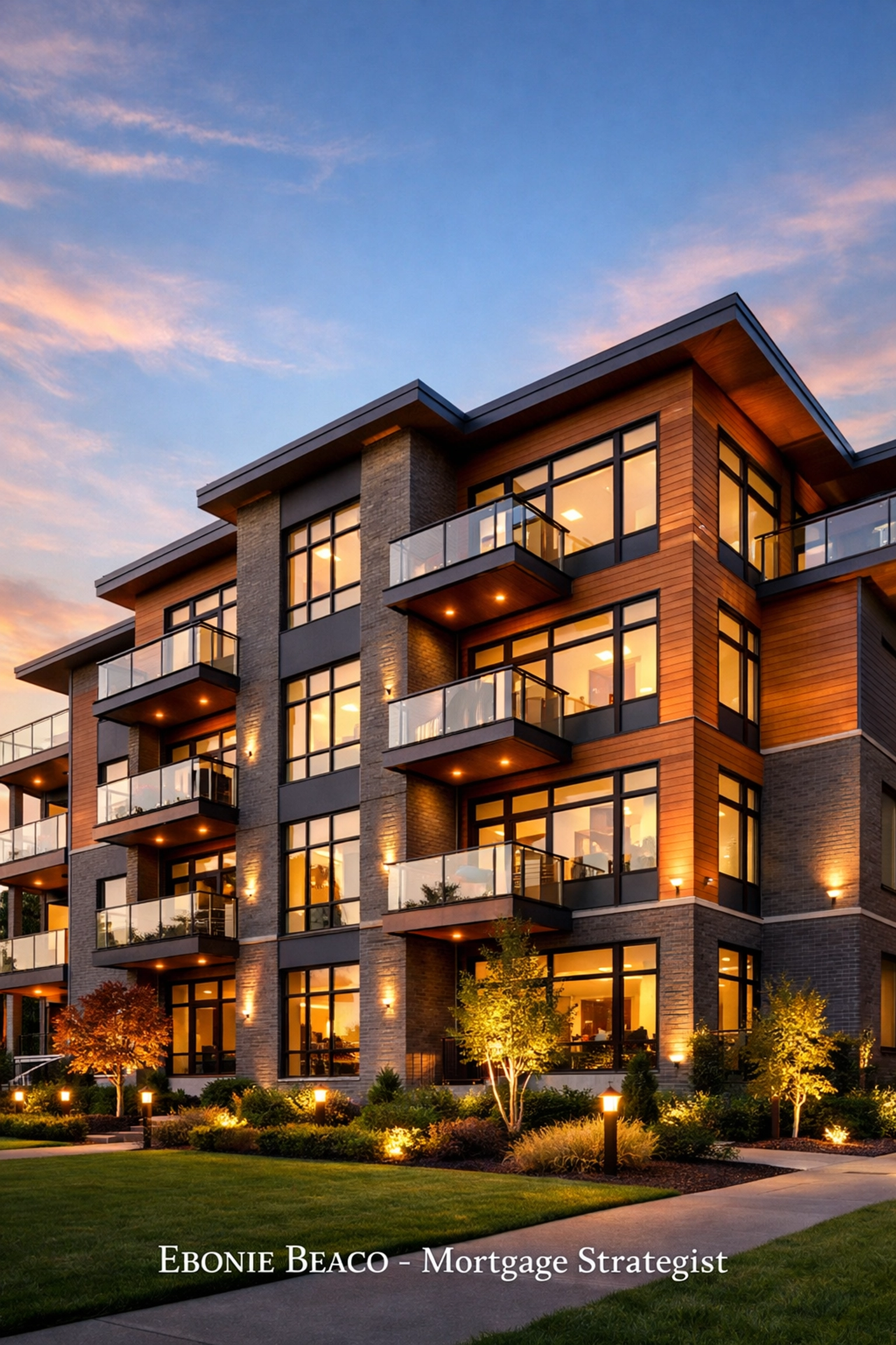 Modern multi-family apartment building in Illinois suitable for DSCR rental property loans.