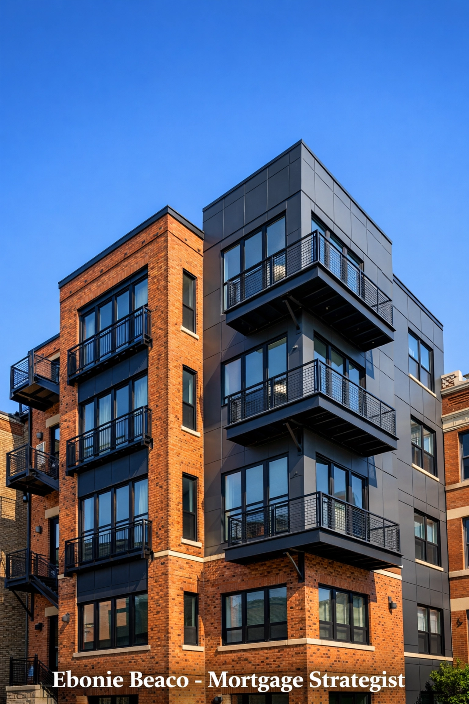 Modern multi-unit residential building in an urban area, perfect for real estate investment strategies.