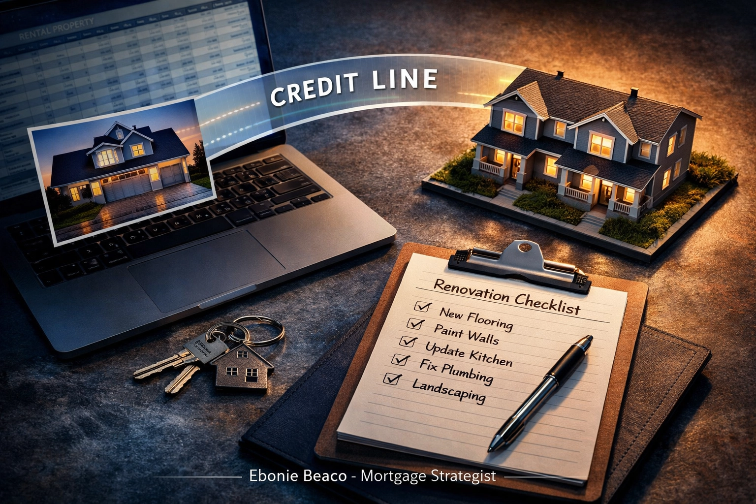 Real estate investor using a HELOC to fund a duplex rental property and scale their portfolio.