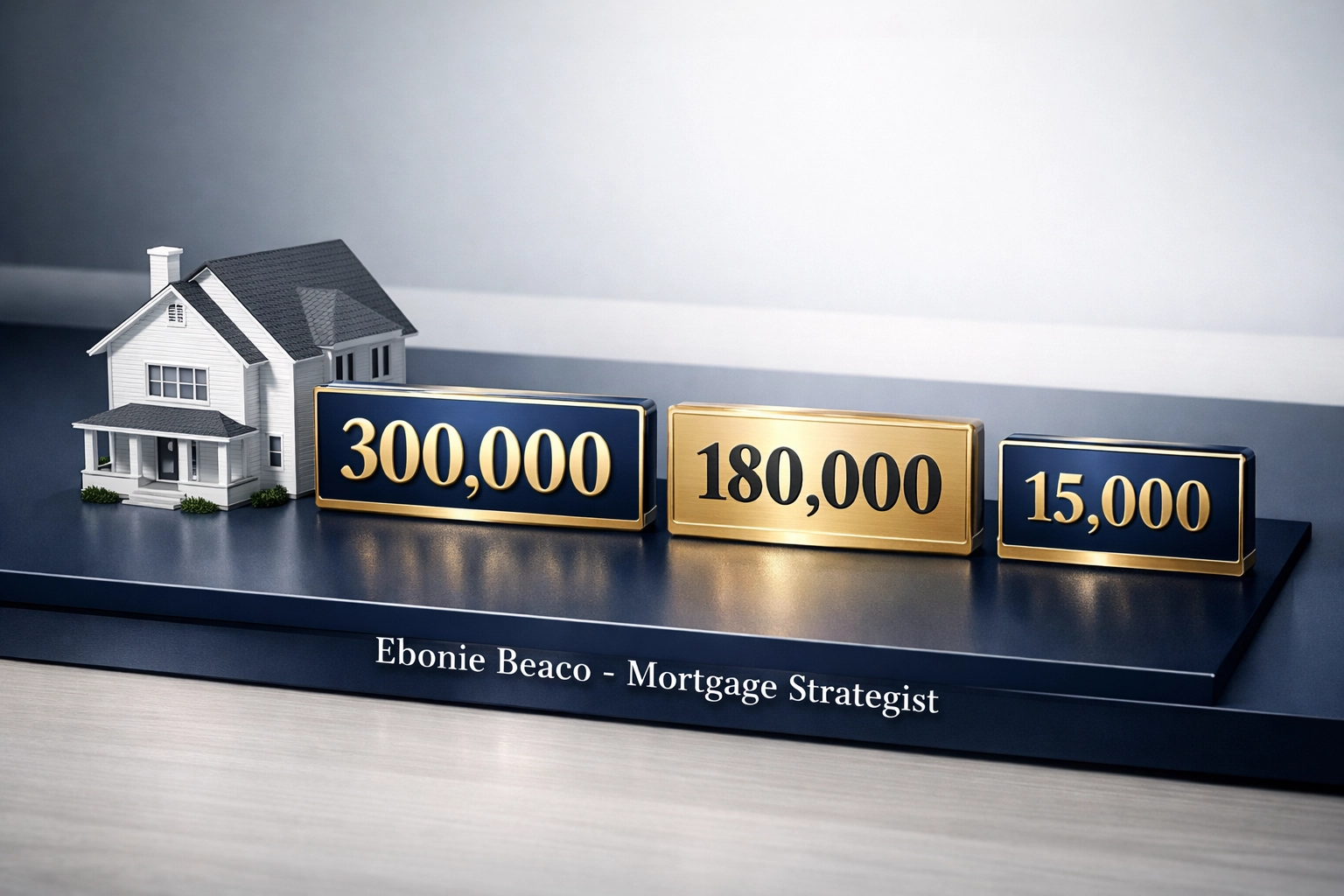 Financial breakdown of a real estate wholesale deal showing purchase price and assignment fee calculations.