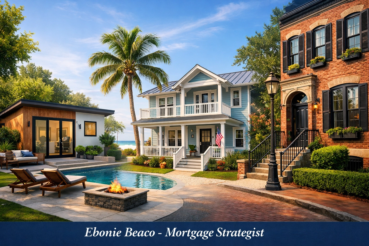 Comparison of residential investment properties in California, Florida, and Atlanta markets.