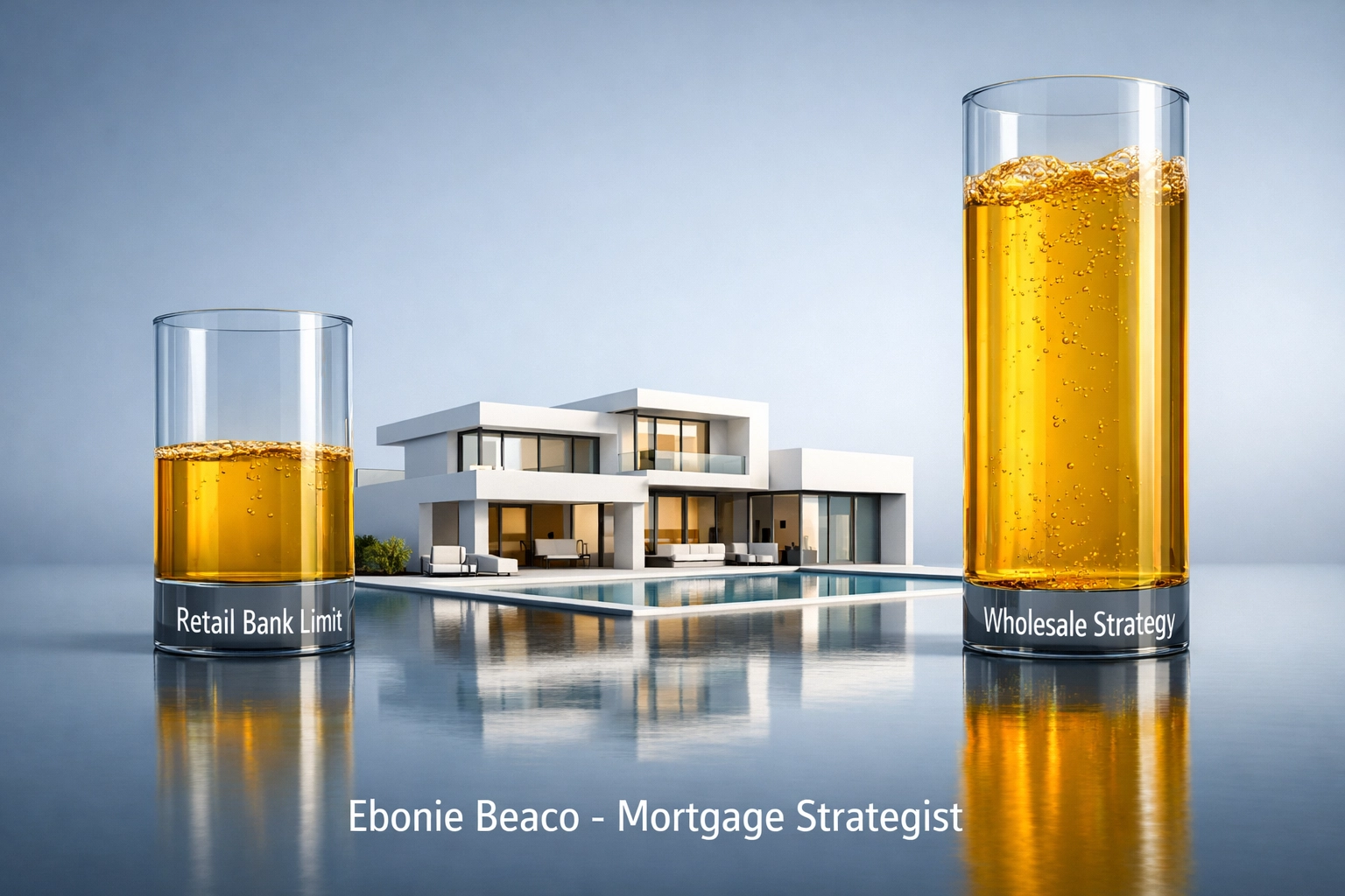 Visual comparison of wholesale versus retail bank strategies for higher CLTV and home equity access.