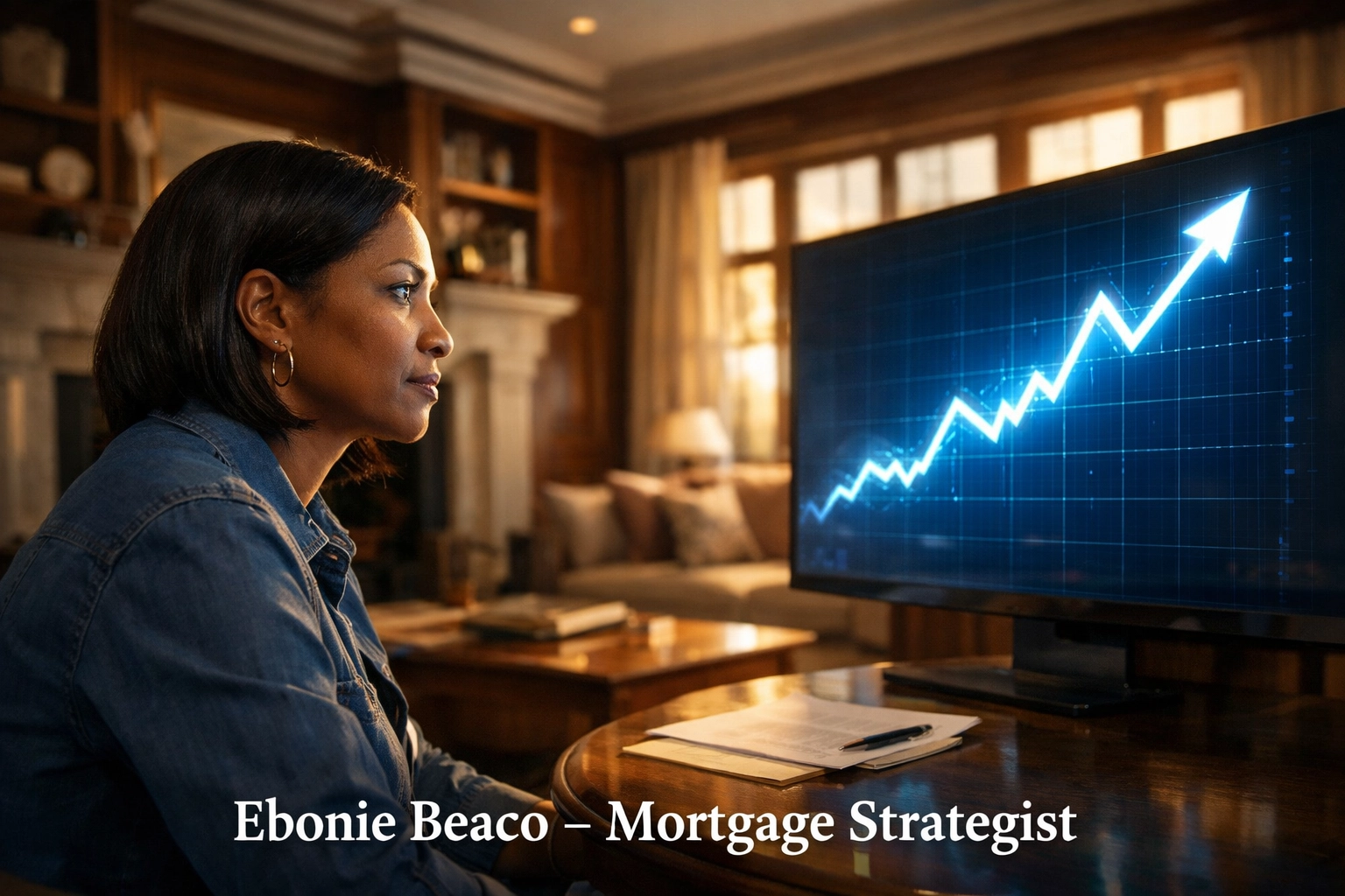Graph showing variable-rate HELOC fluctuations compared to stable fixed-rate mortgage payments.