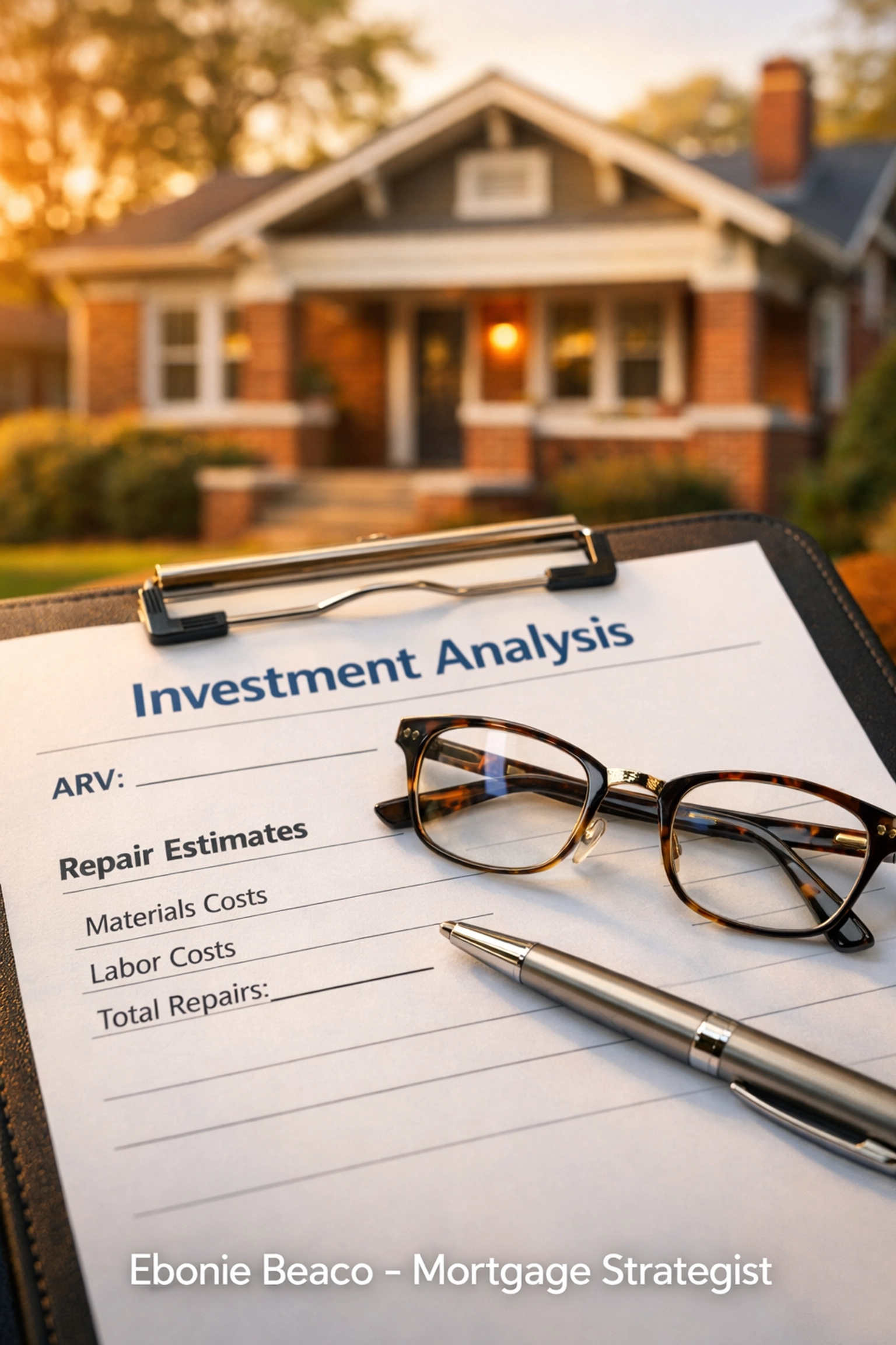 Investment analysis for an Atlanta wholesale property deal featuring ARV and repair estimates.