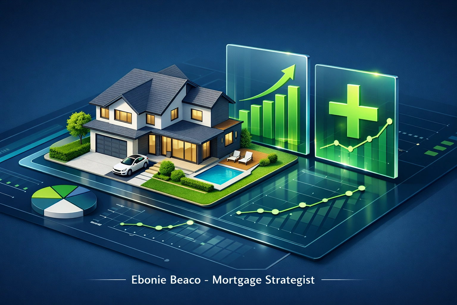 Financial chart showing profit margins and equity growth for a successful fix and flip investment.