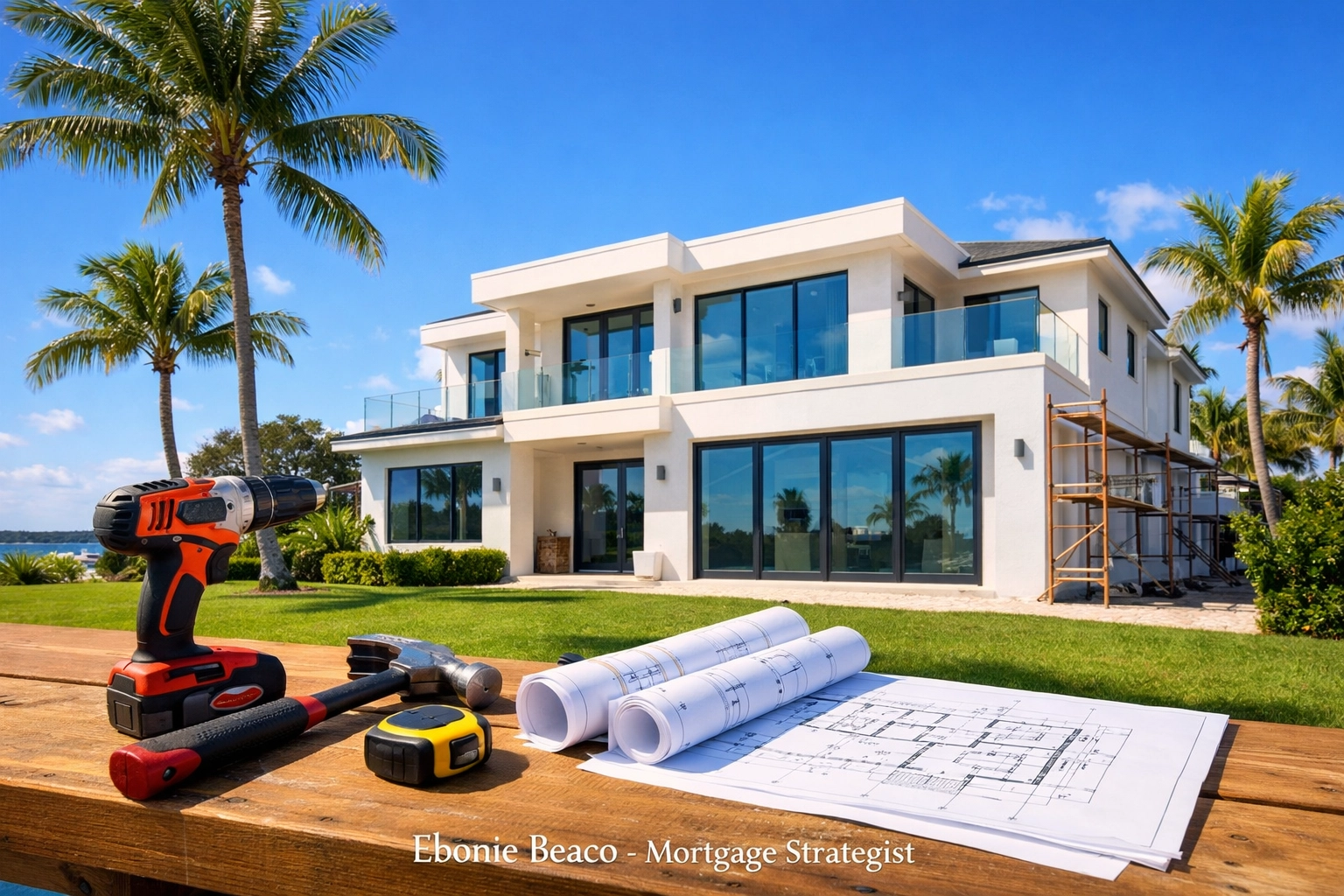 Modern Florida home renovation project highlighting professional fix and flip loan investment strategies.