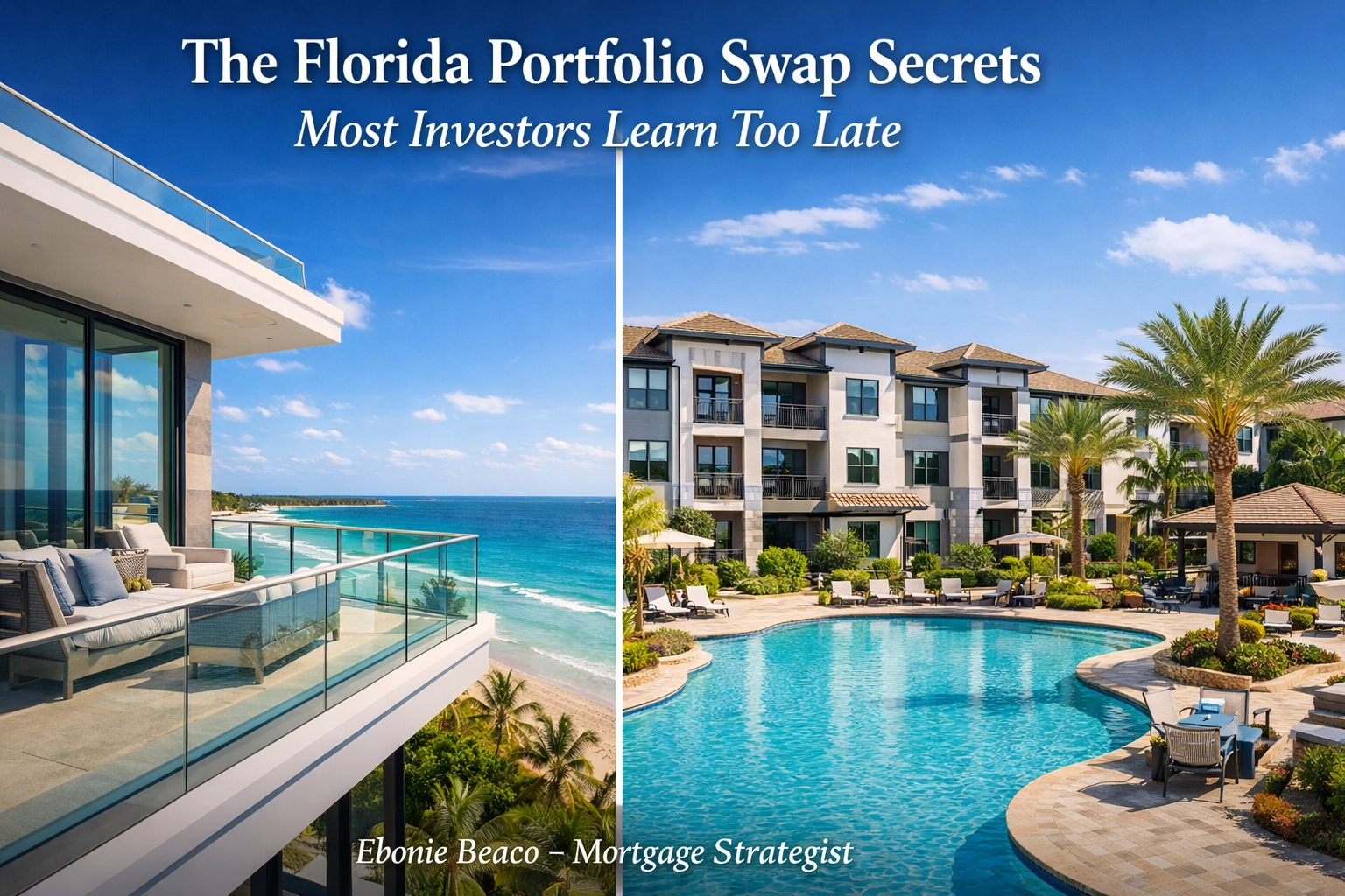 Comparison of a Miami beach house and an Orlando 12 unit apartment complex for a 1031 exchange