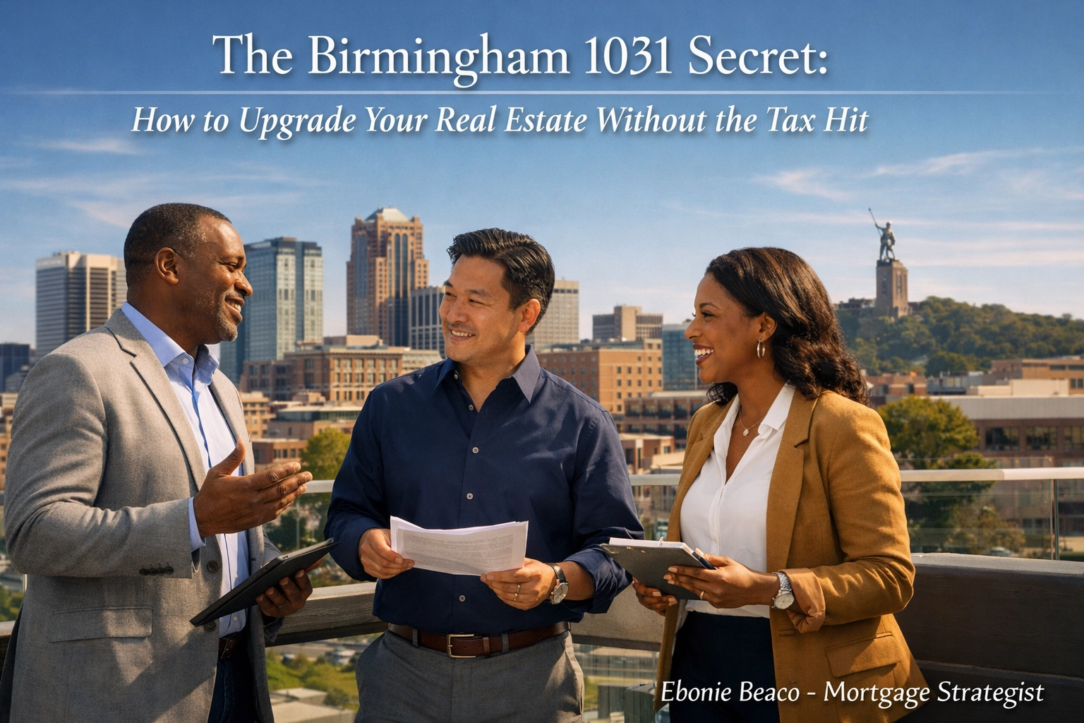 Real estate investors in Birmingham Alabama discussing portfolio diversification and 1031 exchange strategies.