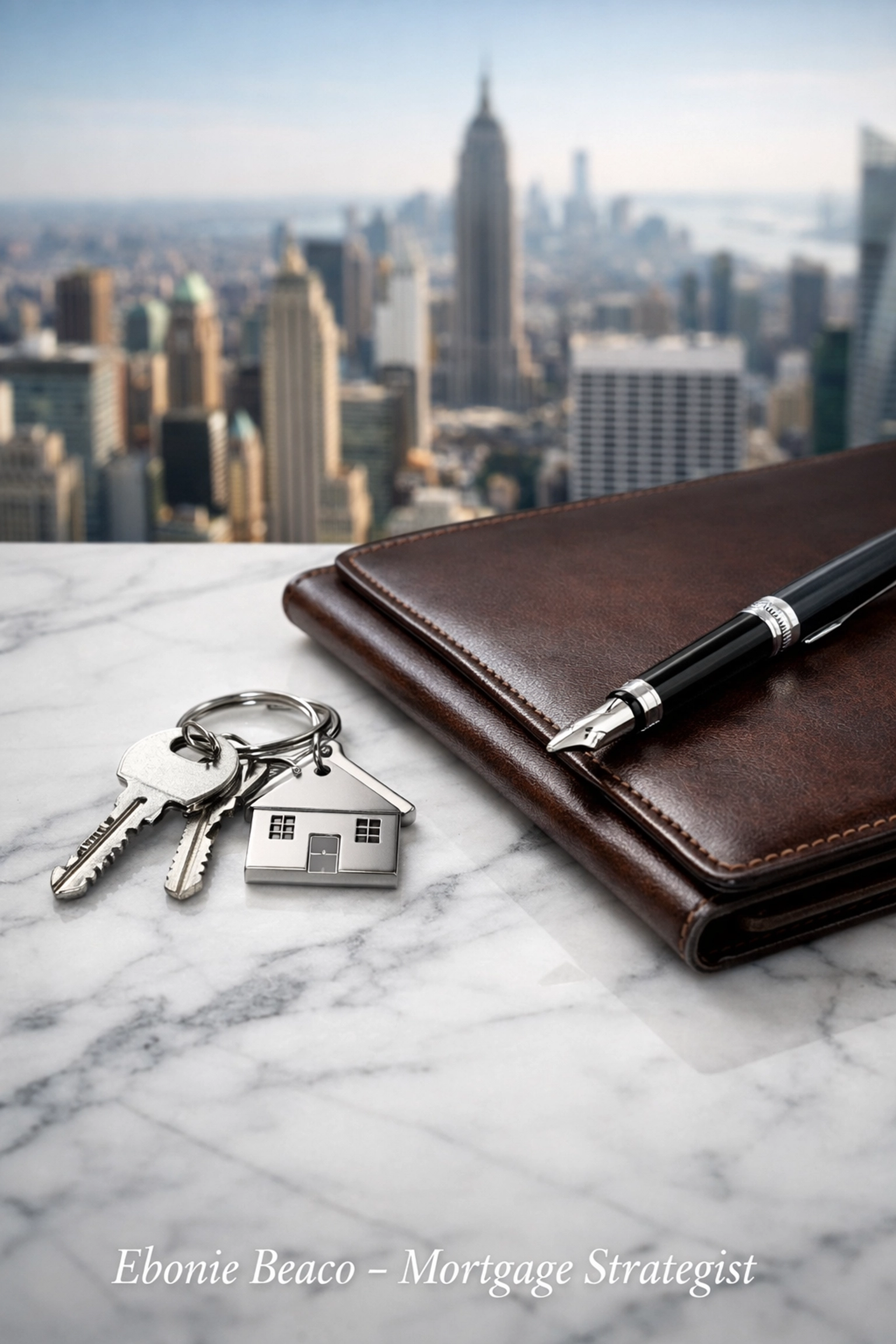 House keys and closing documents for a successful real estate investment deal in the city.
