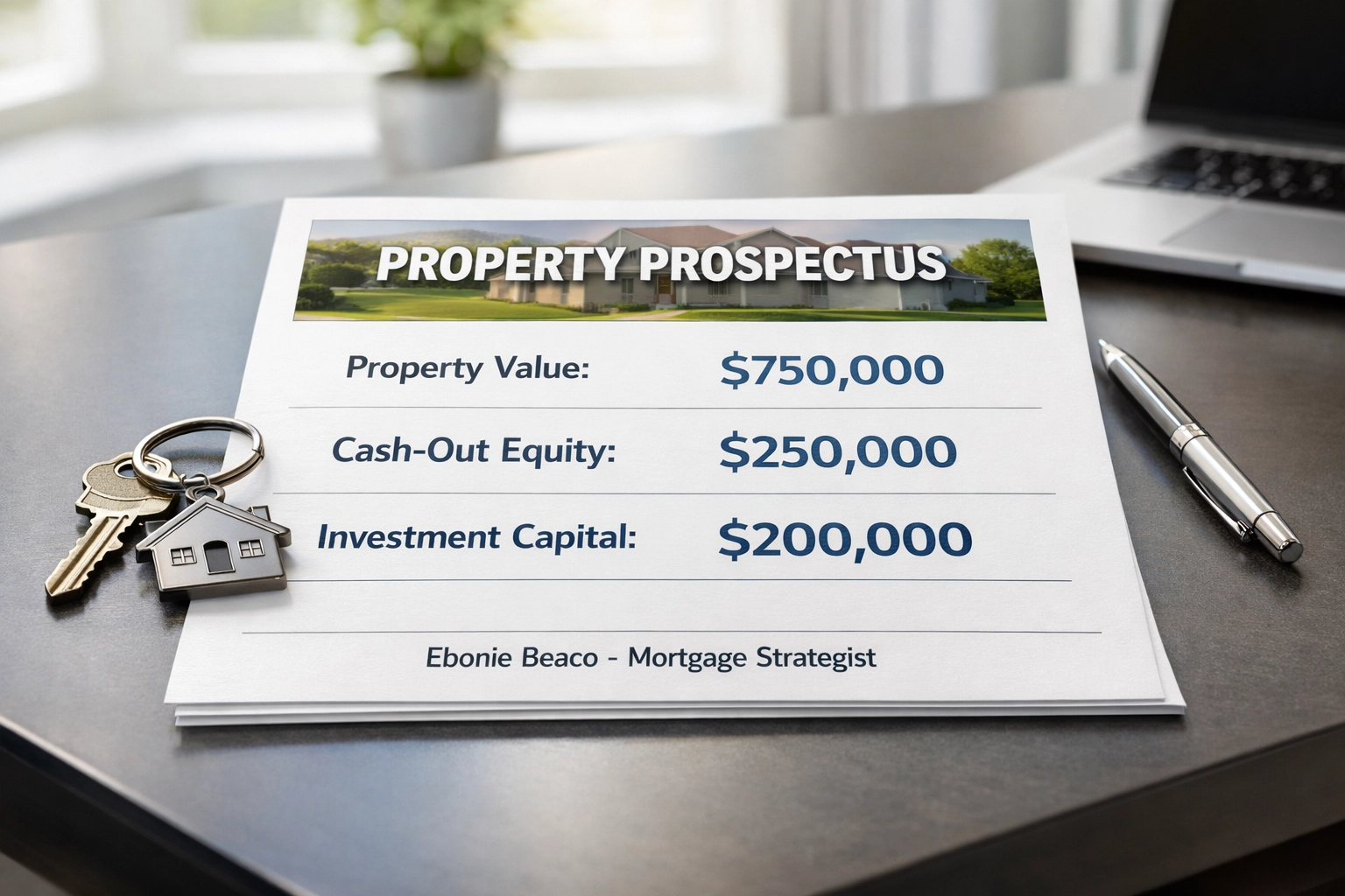 Chicago real estate investment analysis showing cash out refinance options and property equity strategies.