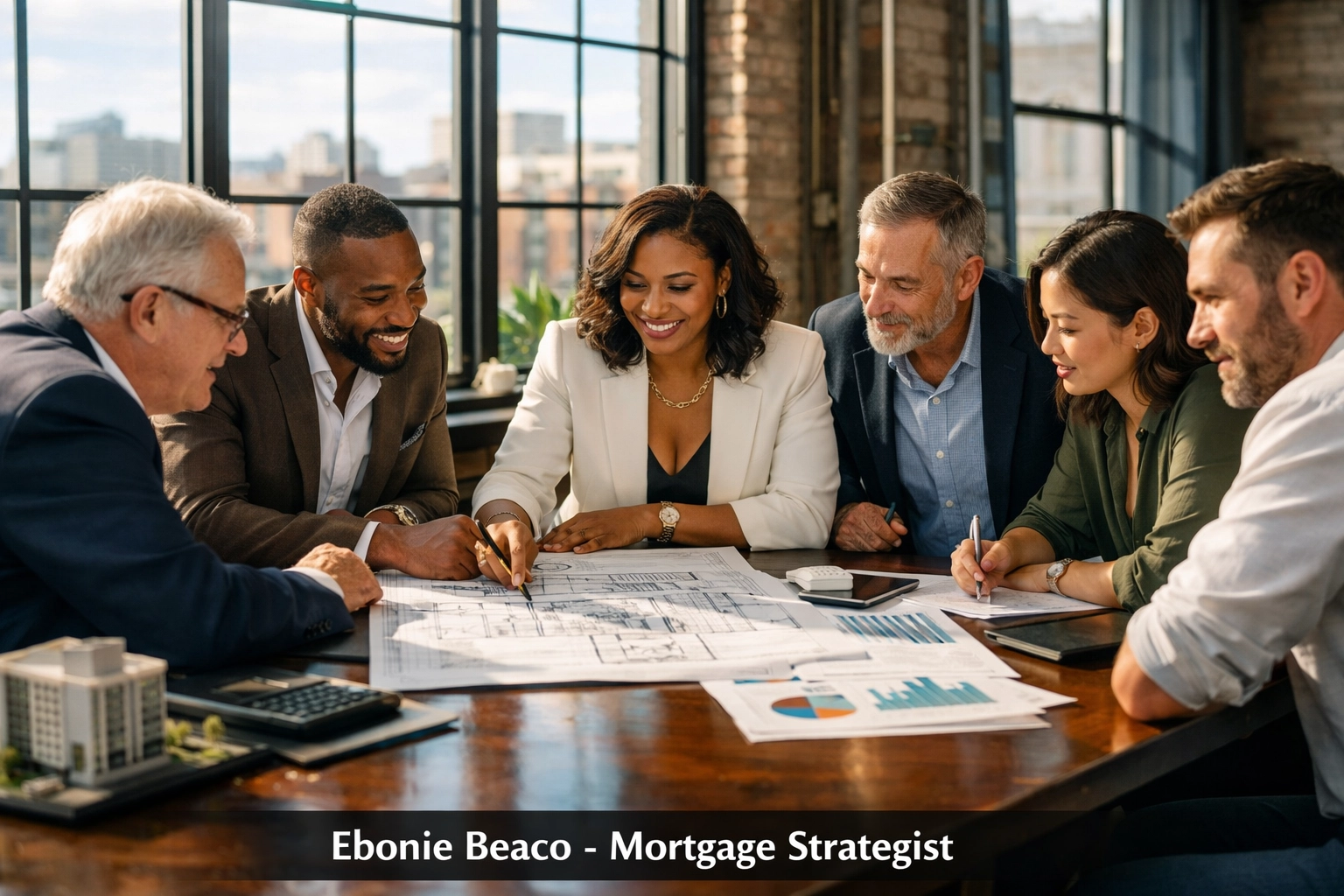 Professional real estate investment team collaborating on strategic financing and fix and flip loan structures.