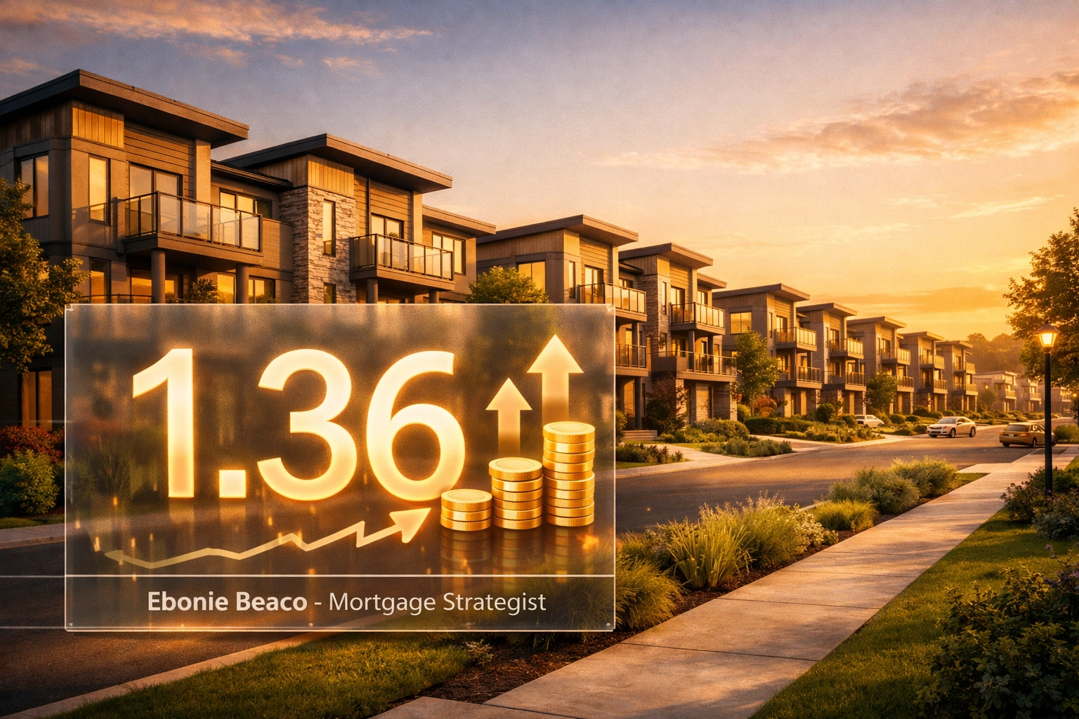 Modern multi-unit rental properties illustrating a successful DSCR ratio for real estate investment growth.