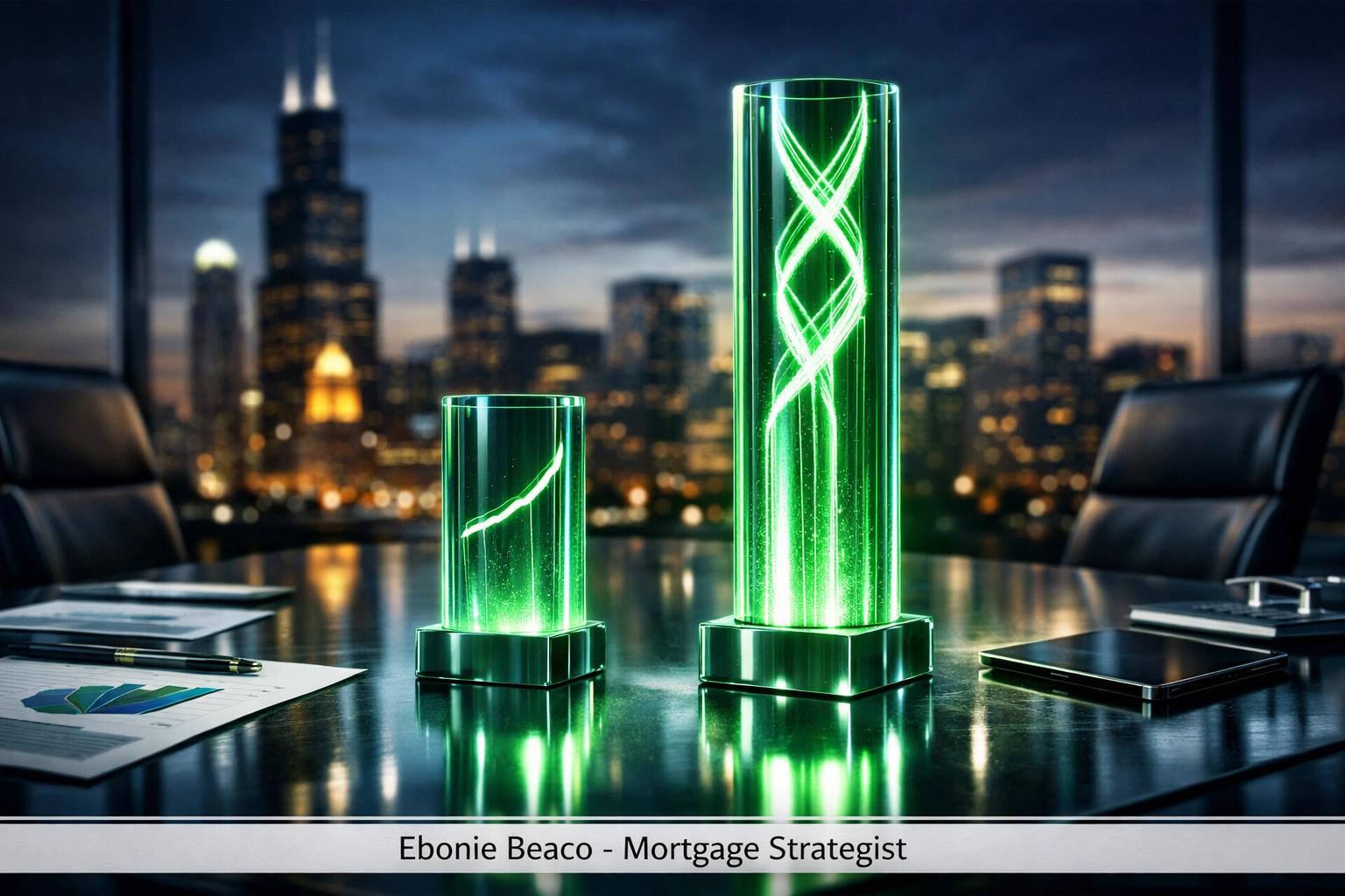 Chart showing the revenue growth of a real estate wholesaler who also acts as a mortgage loan officer.