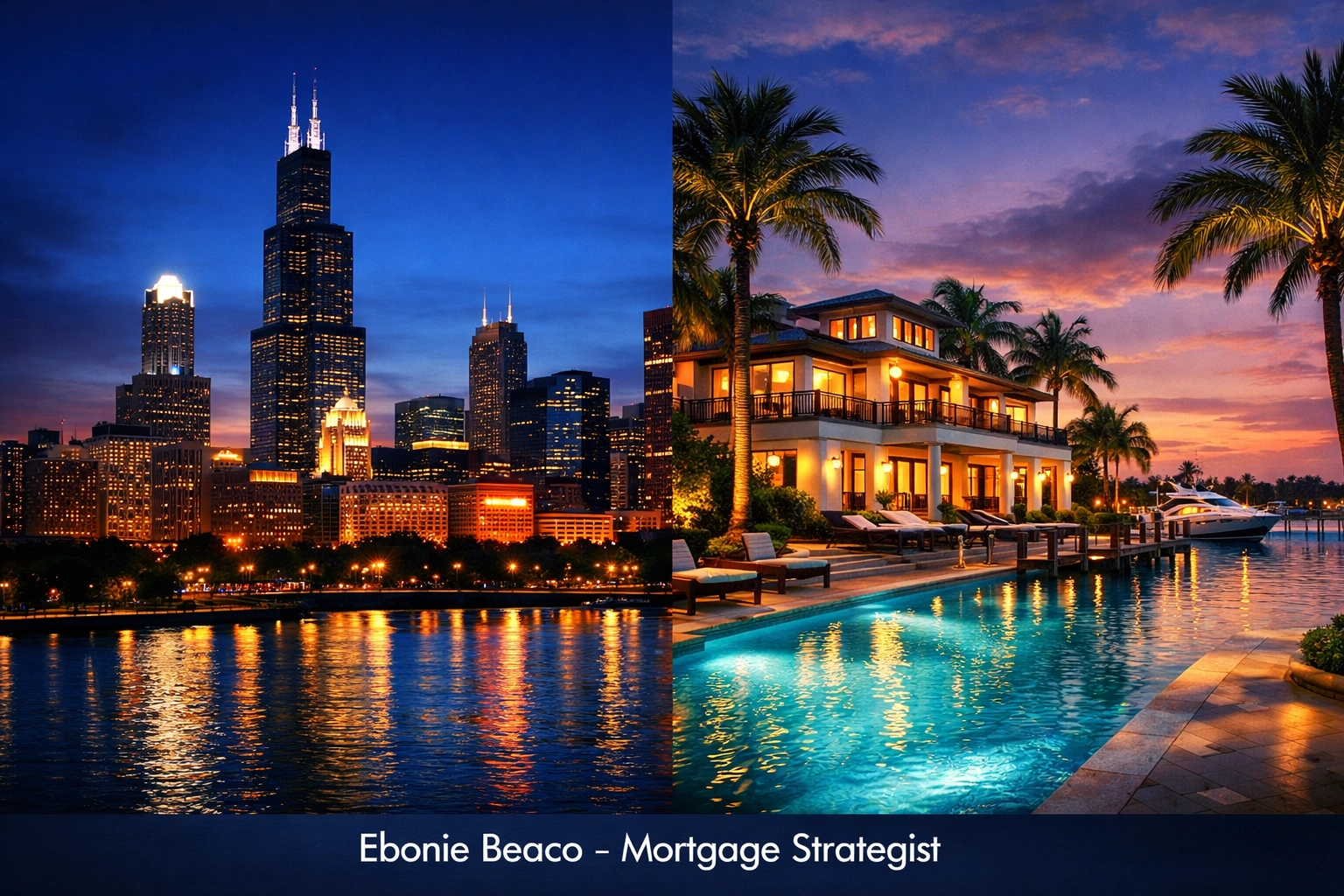 Comparison of luxury real estate markets for Chicago and Florida jumbo loans.