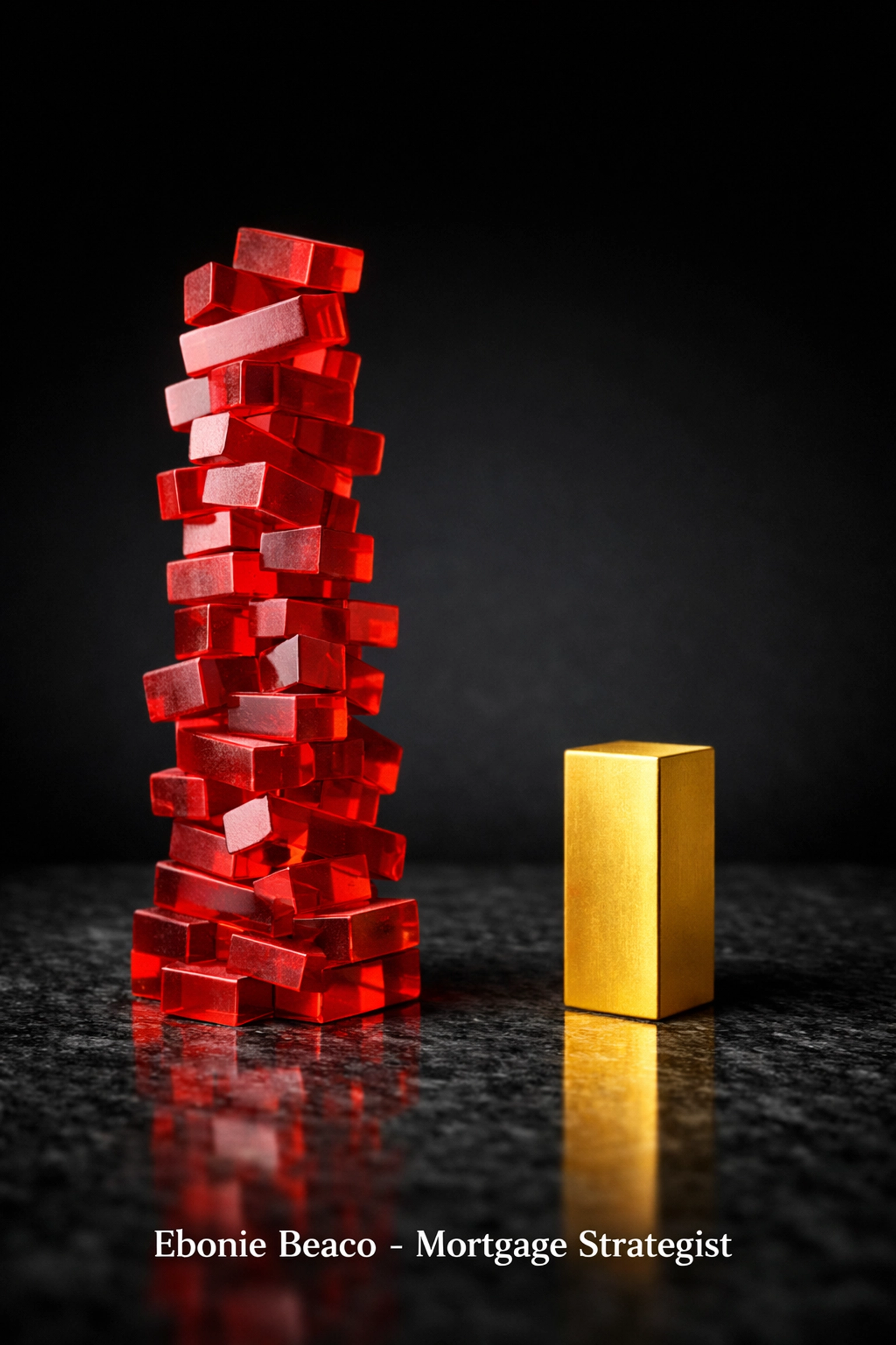 Visual comparison showing high-interest credit card debt consolidated into a lower-interest HELOC.