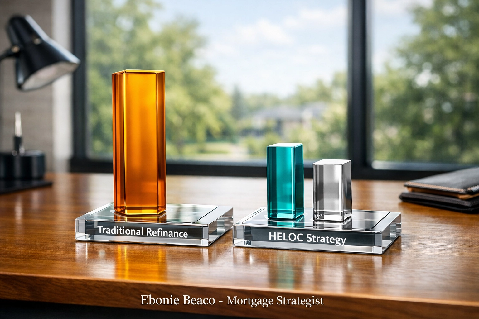 Chart comparing Michigan HELOC lender interest savings against a standard home cash-out refinance strategy.