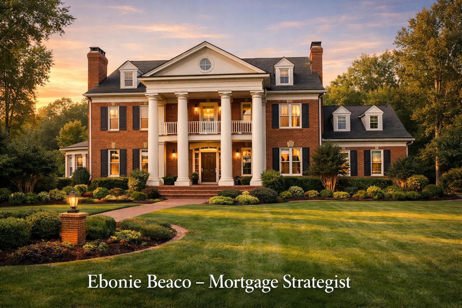 Stately Virginia colonial home representing significant home equity potential for homeowners.