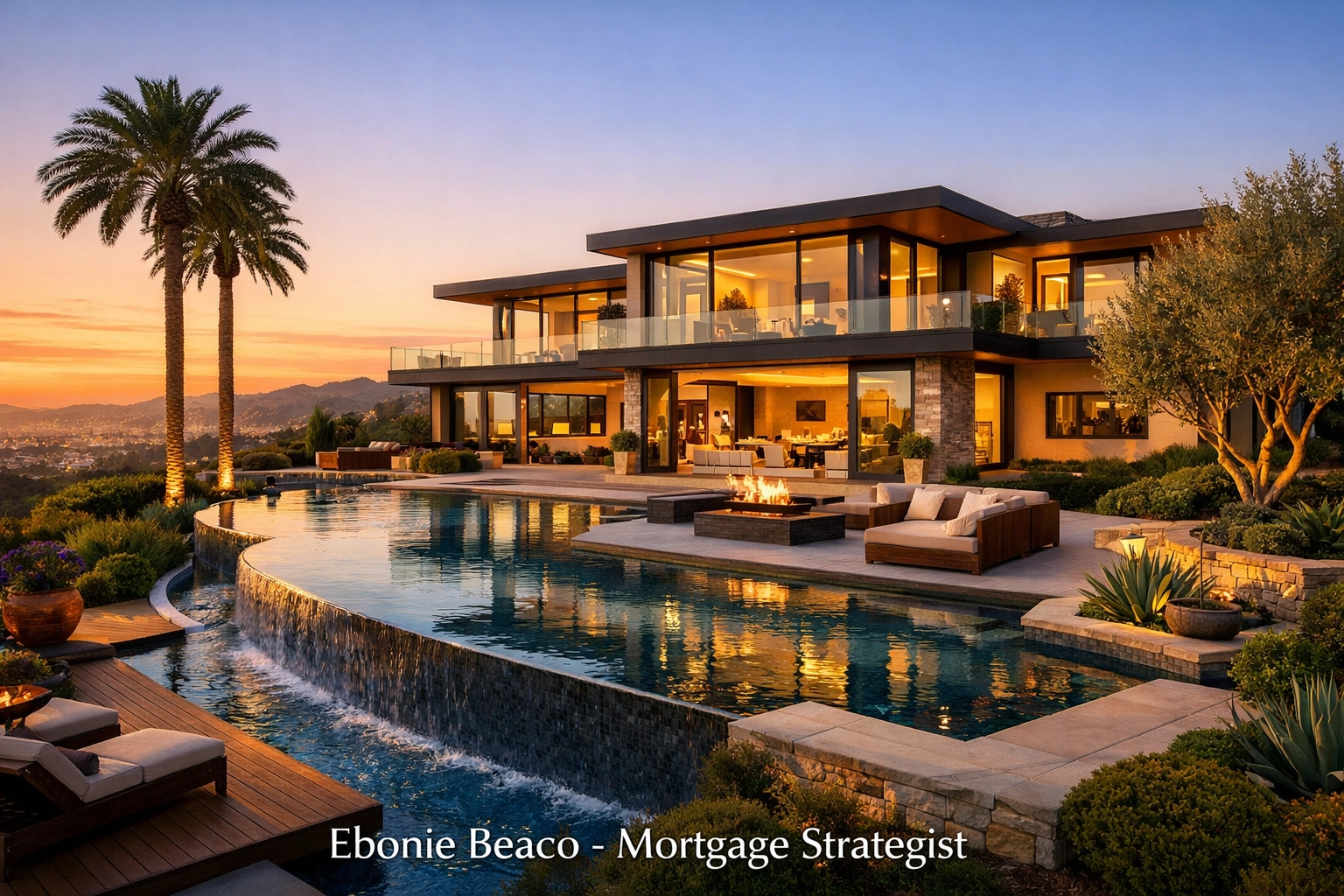 Contemporary luxury home in California illustrating properties that qualify for jumbo mortgage loans.