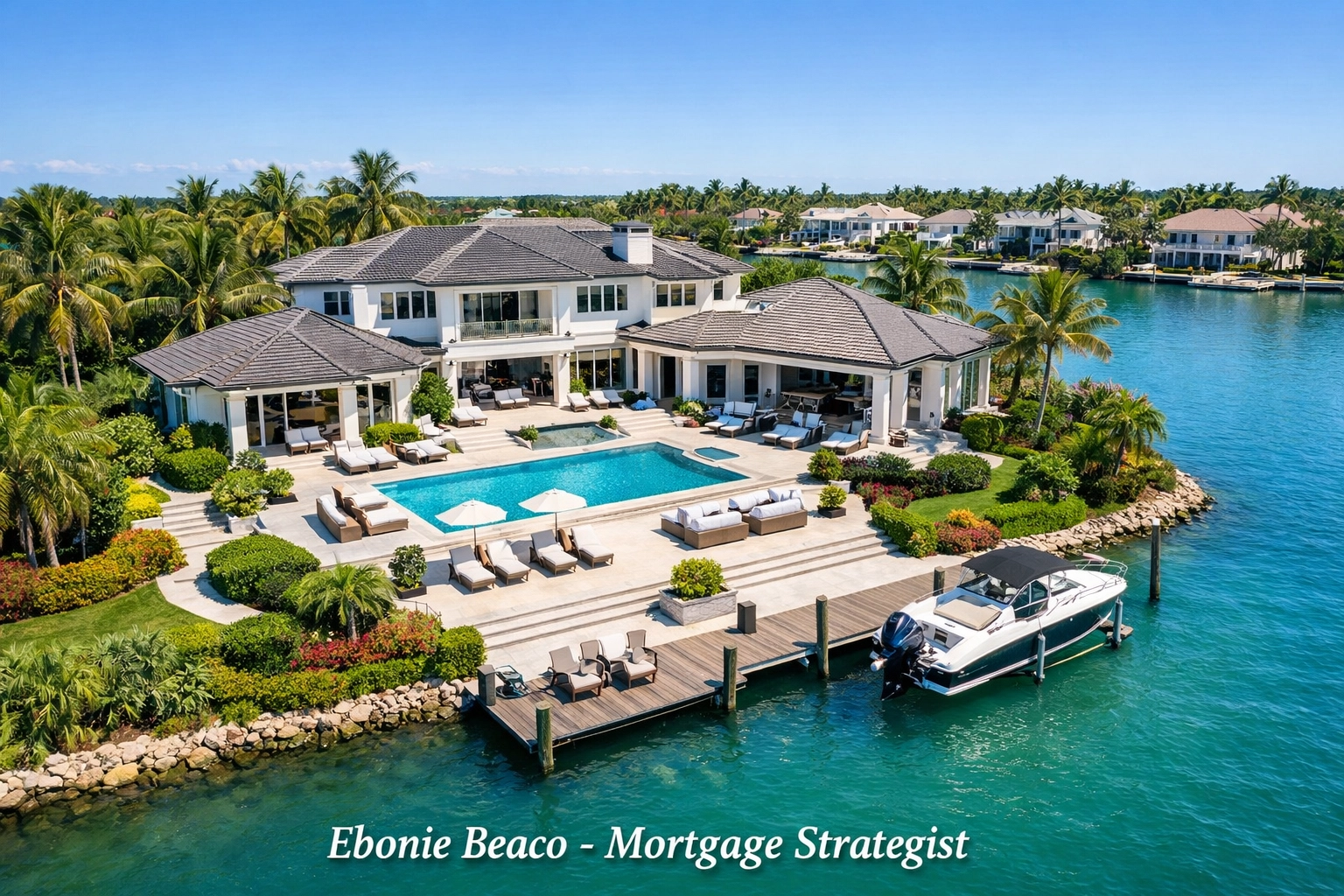 Naples waterfront estate aerial view illustrating high-value real estate investment in the Florida market.