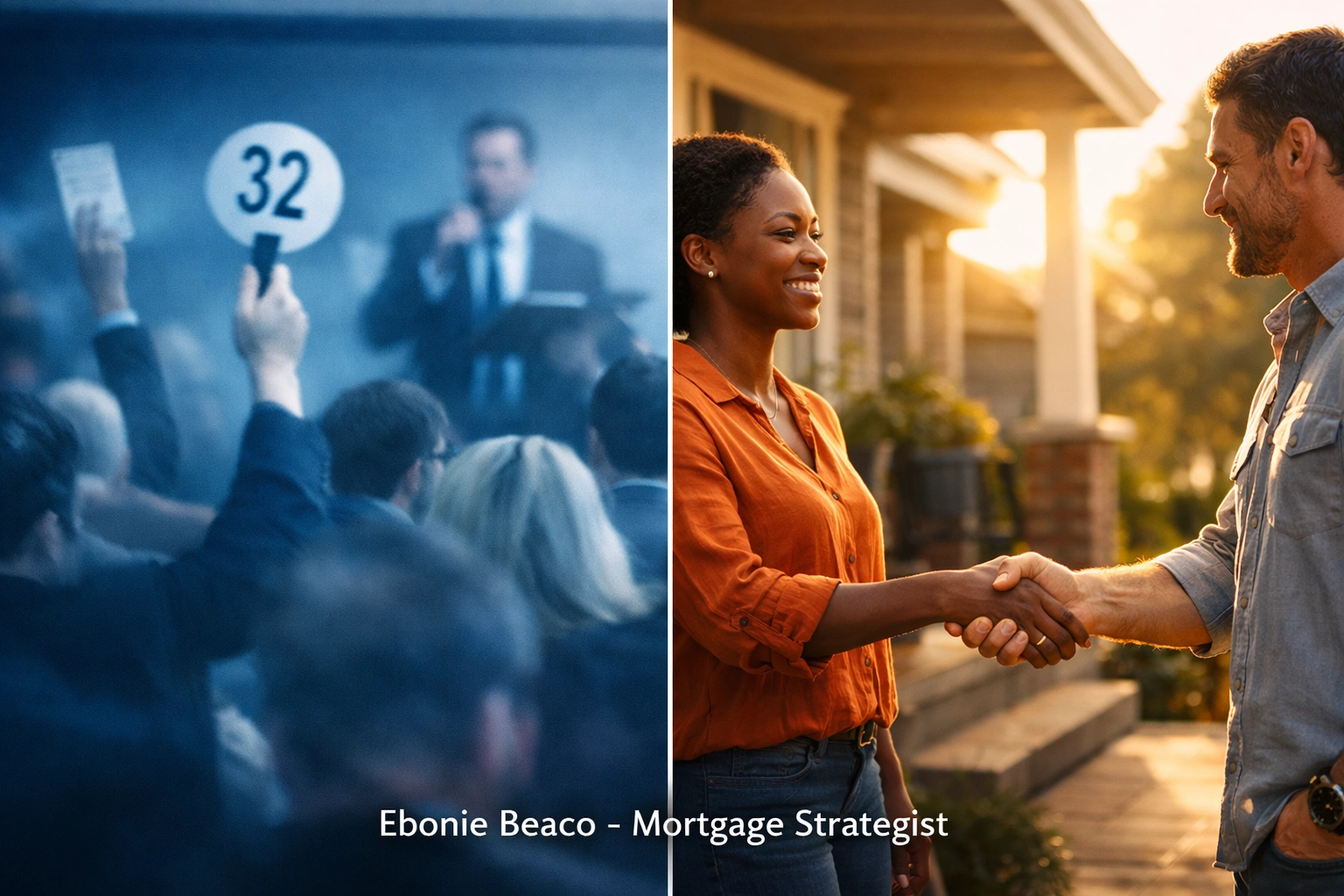 Comparing competitive real estate auctions with private off-market property negotiations for Florida real estate investing.