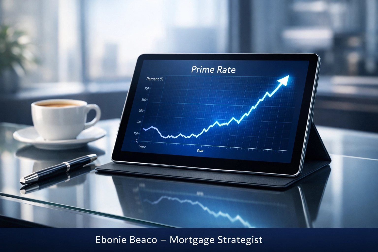 Chart showing the rising Prime Rate and its impact on variable rate HELOC payments.