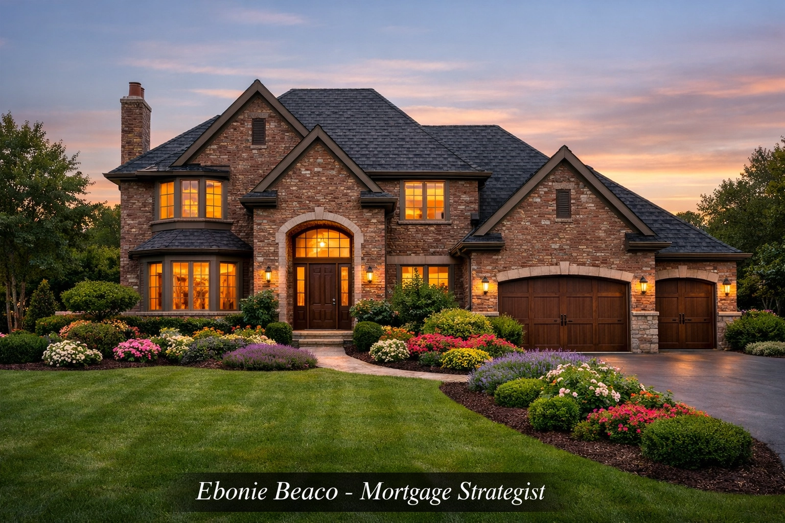 Classic brick home in a Chicago suburb representing home equity growth and reverse mortgage security.