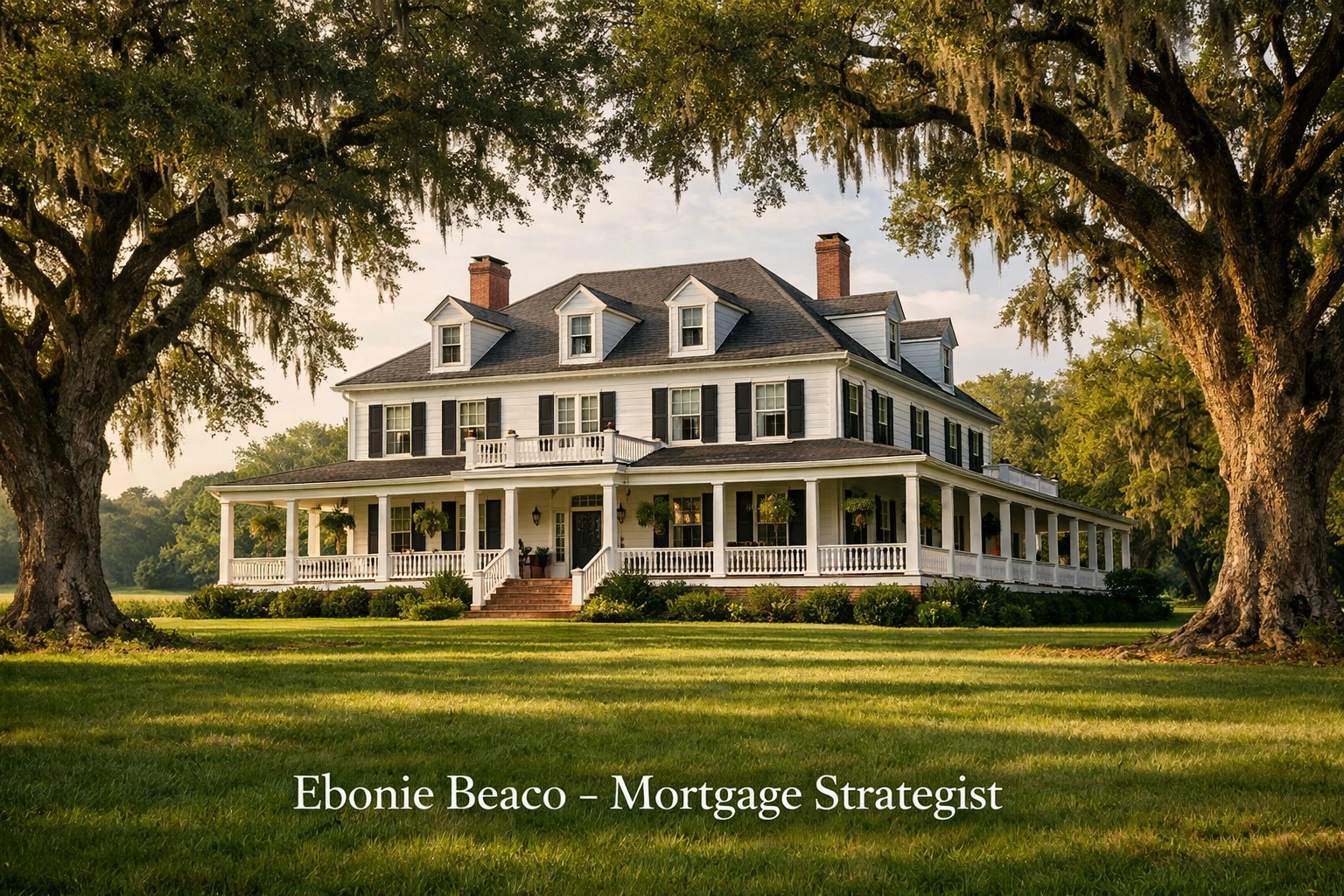 Traditional Southern home with a porch, representing a secure HECM safety net and family financial legacy.