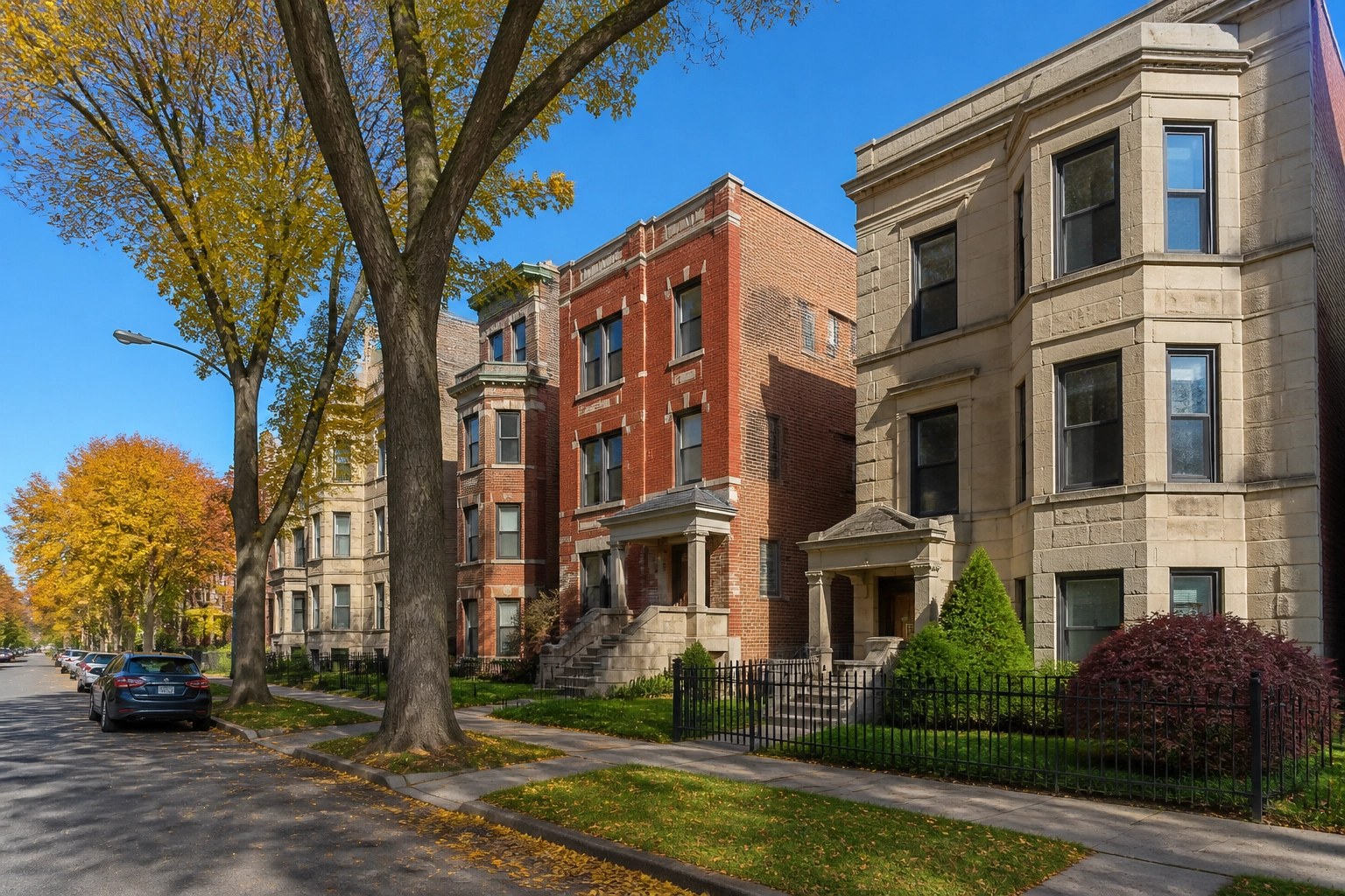 Chicago neighborhood street